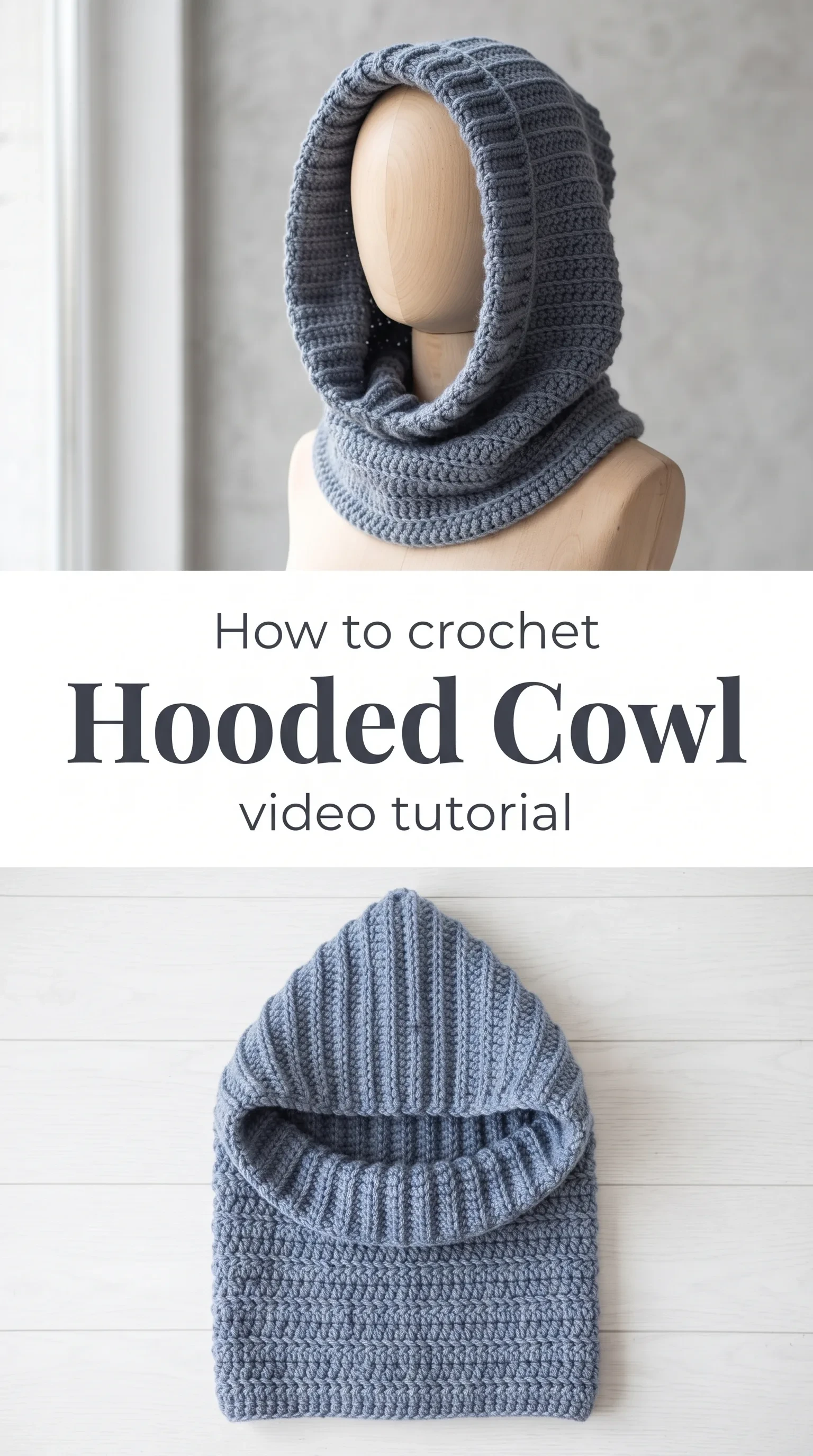 Crochet Hooded Cowl: A Warm and Versatile Accessory