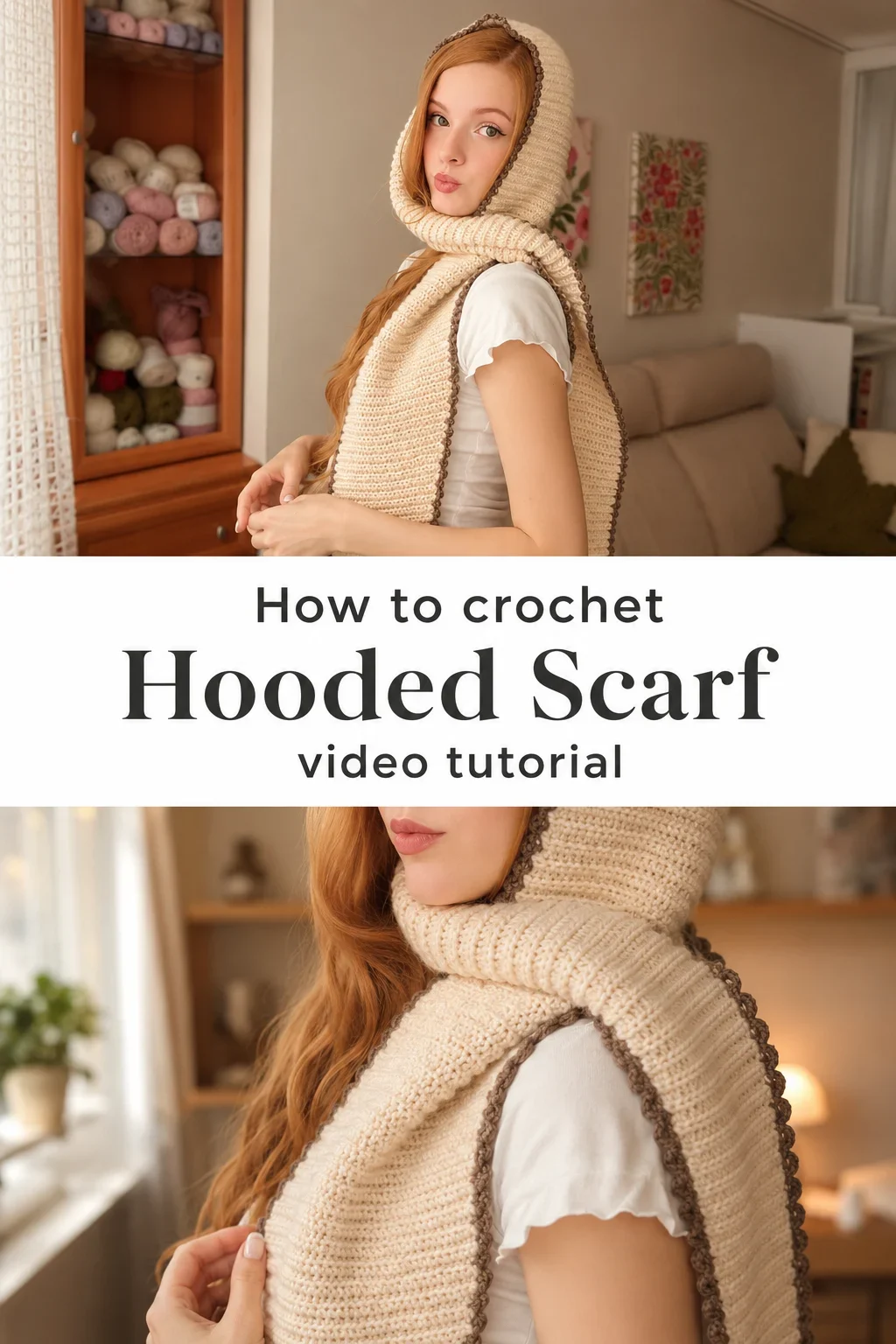 Crochet Hooded Scarf: A Cozy Fall Essential