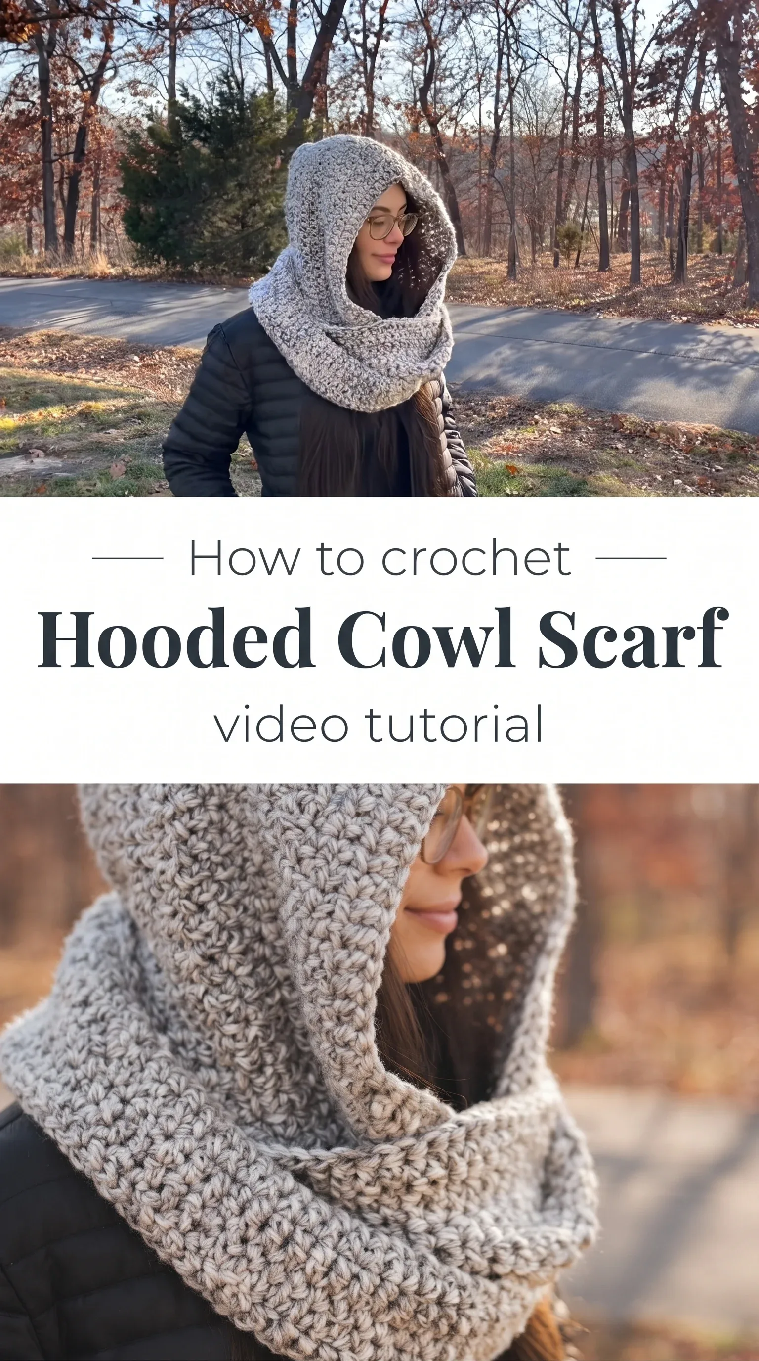 Crochet Hooded Scarf: A Warm and Versatile Accessory