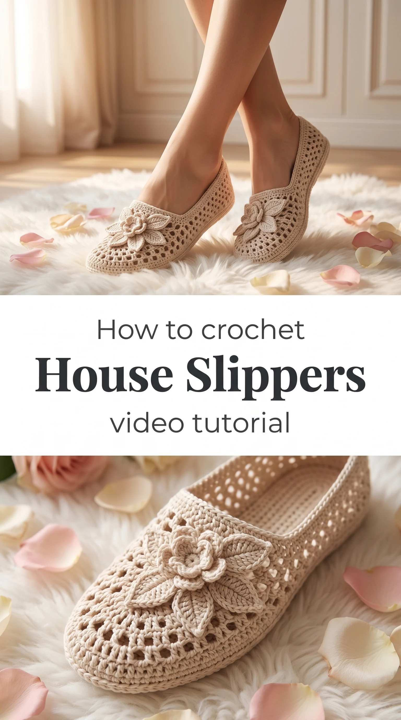 Crochet House Slippers: A Quick and Simple Classic