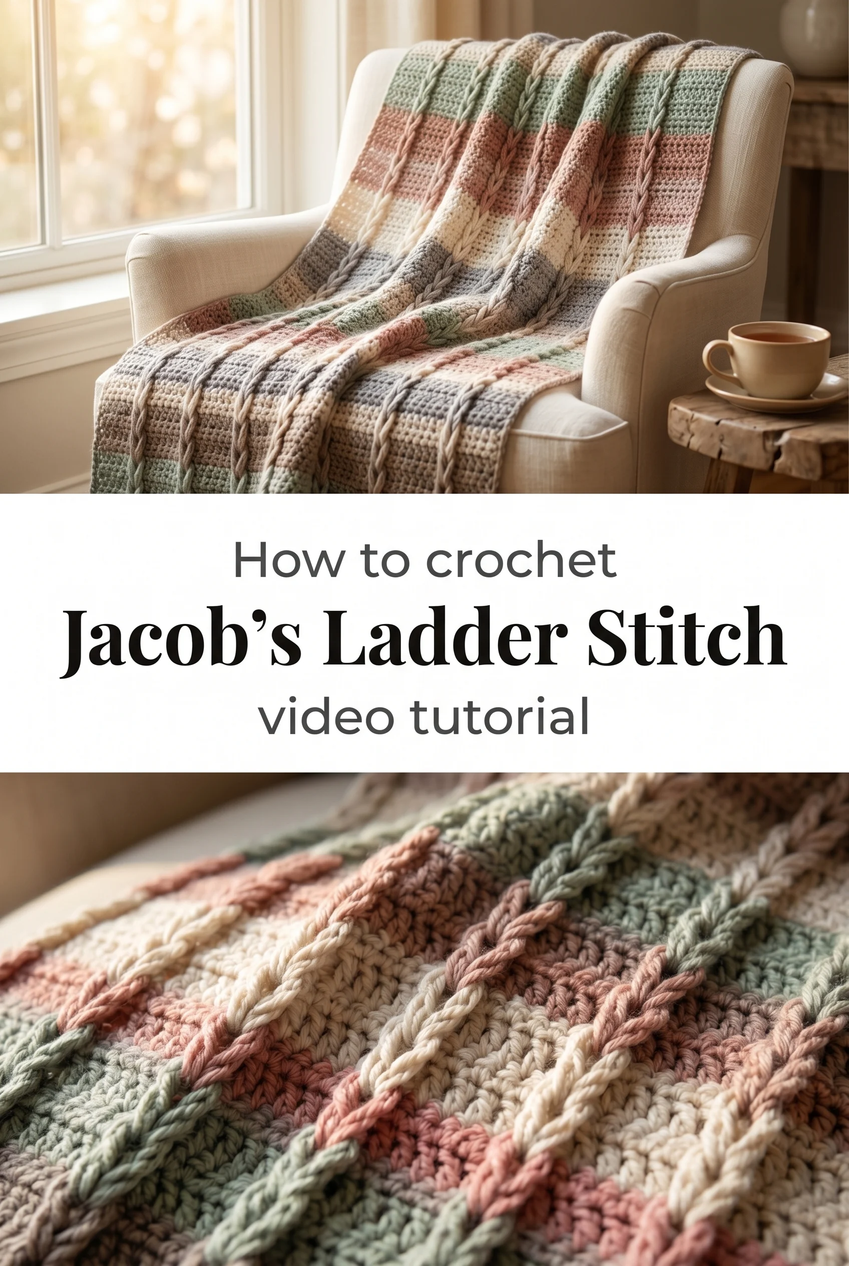 Crochet Jacob's Ladder Stitch: A Beautiful Textured Design