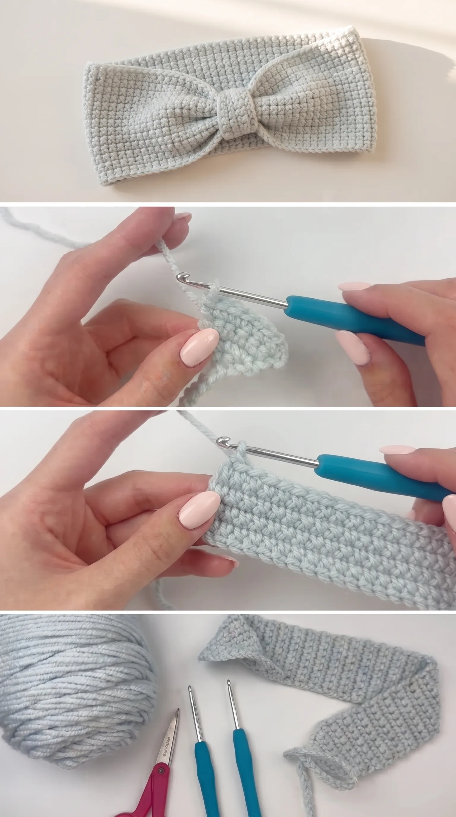 Crochet Knotted Headband: A Simple and Chic Accessory pattern