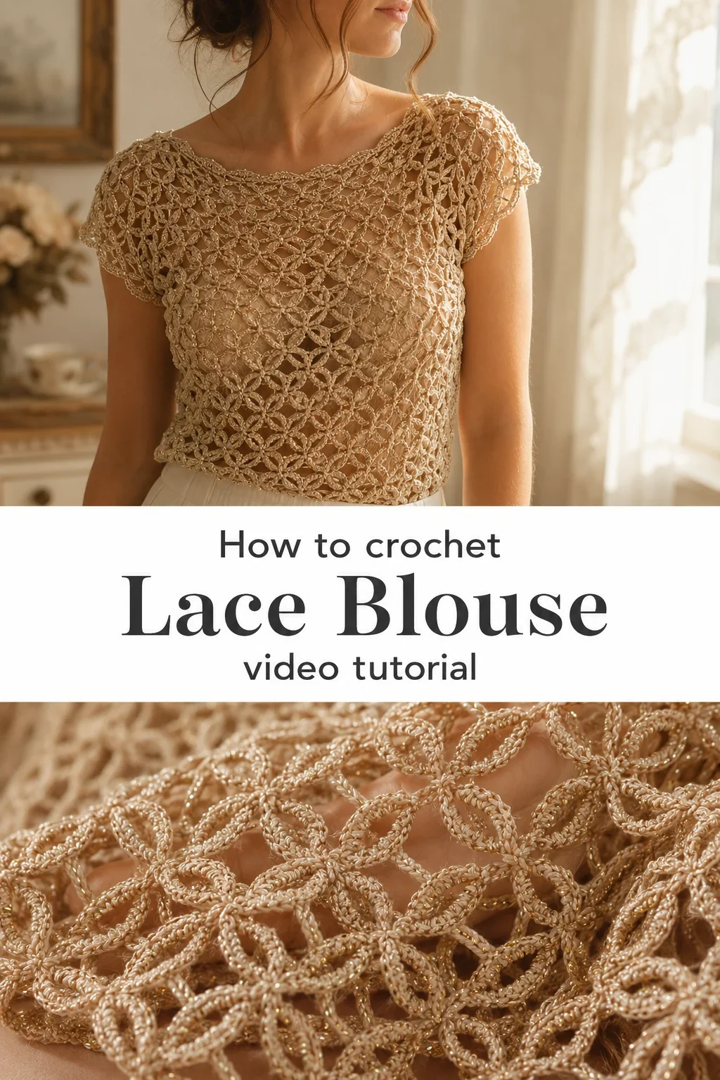 Crochet Lace Blouse: A Delicate Timeless Treasure