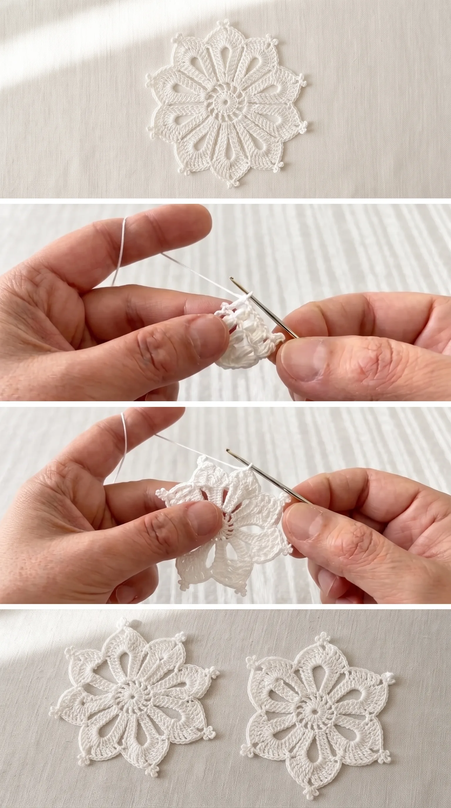Crochet Lace Doily: A Delicate Handmade Accent pattern
