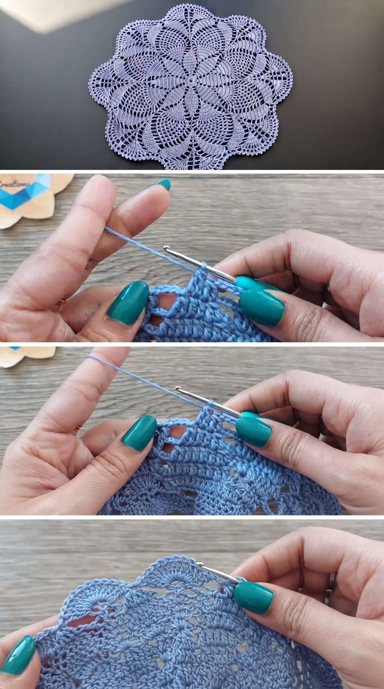 Crochet Lace Doily: A Delicate Handmade Treasure pattern