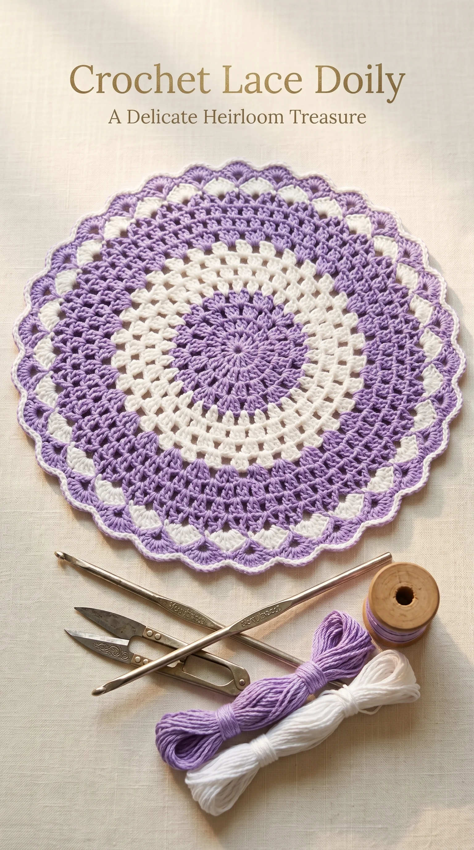 Crochet Lace Doily: A Delicate Heirloom Treasure