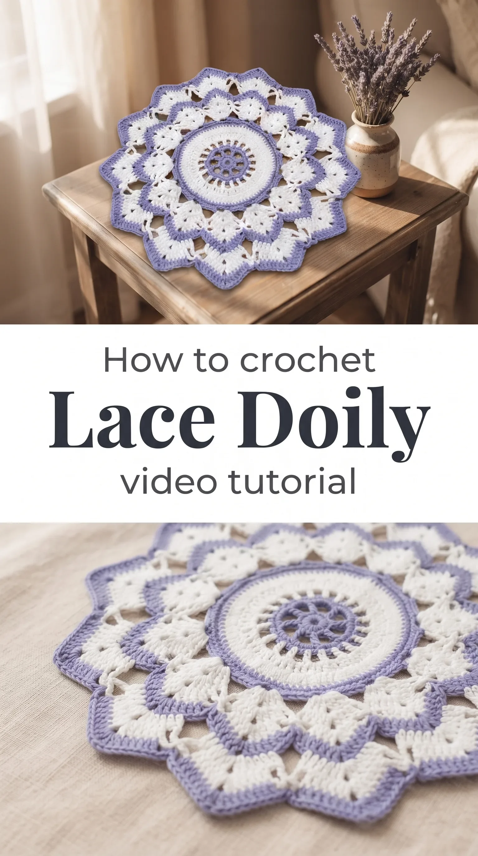 Crochet Lace Doily: A Delicate Timeless Accent