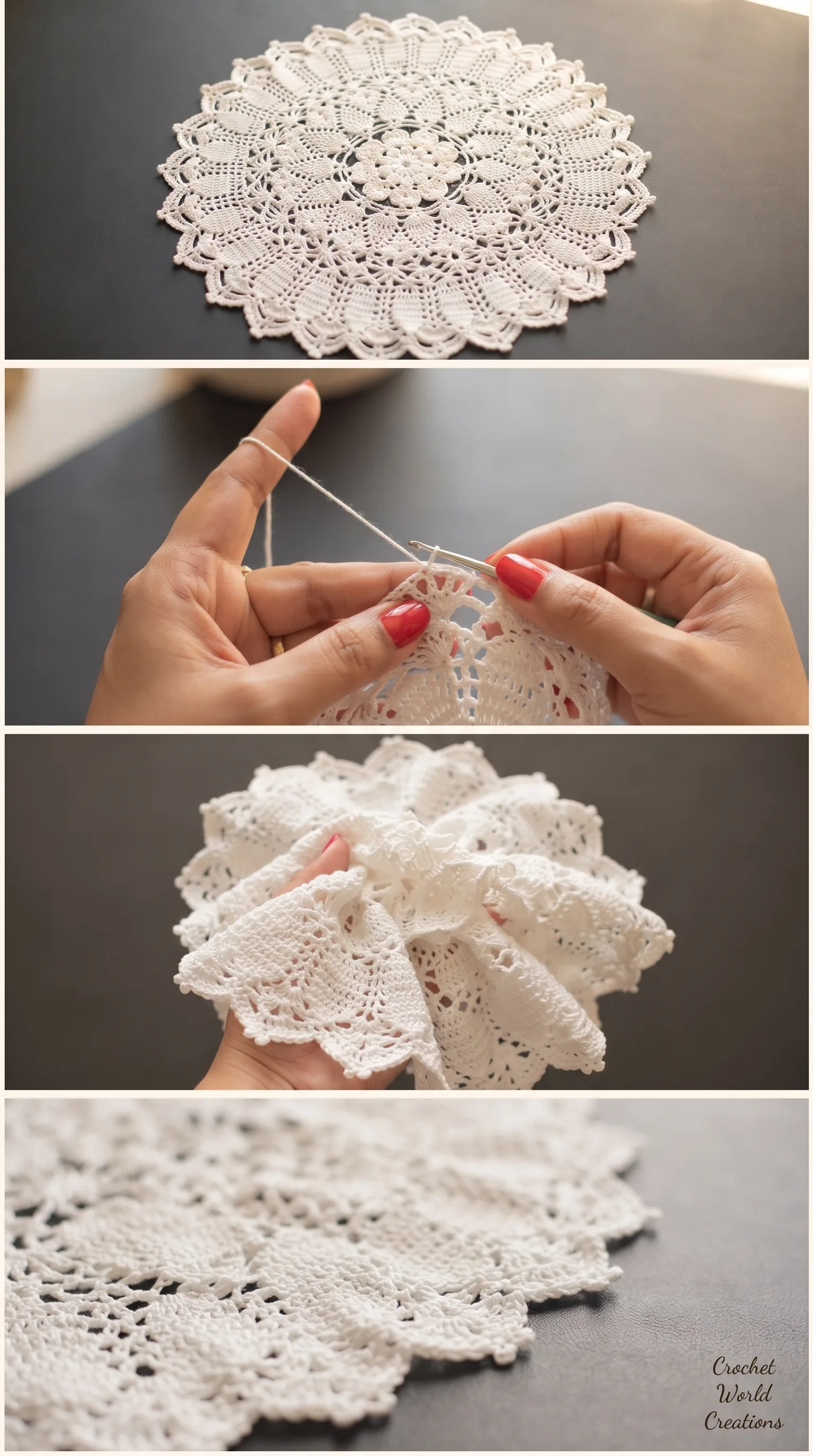 Crochet Lace Doily: A Delicate Timeless Treasure pattern