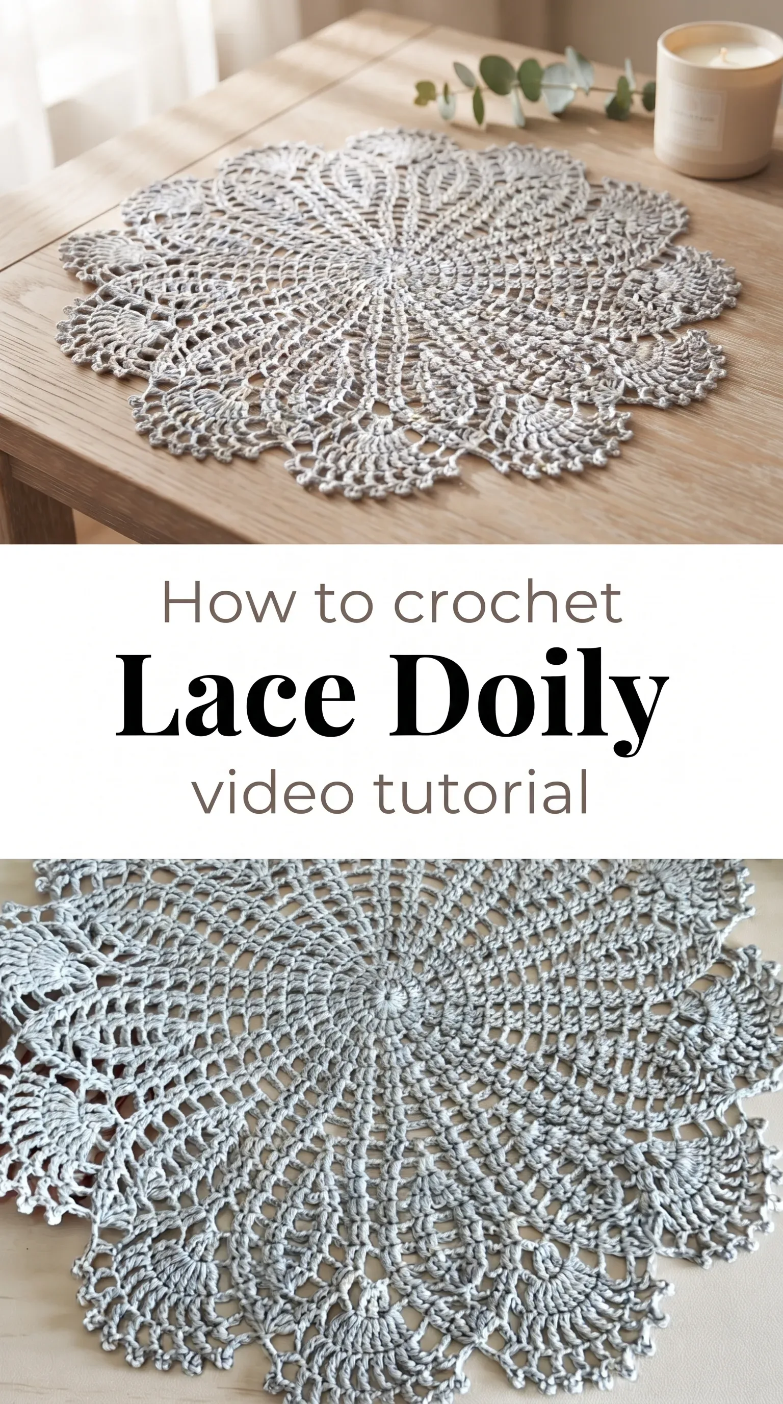 Crochet Lace Doily: A Delicate Vintage Treasure