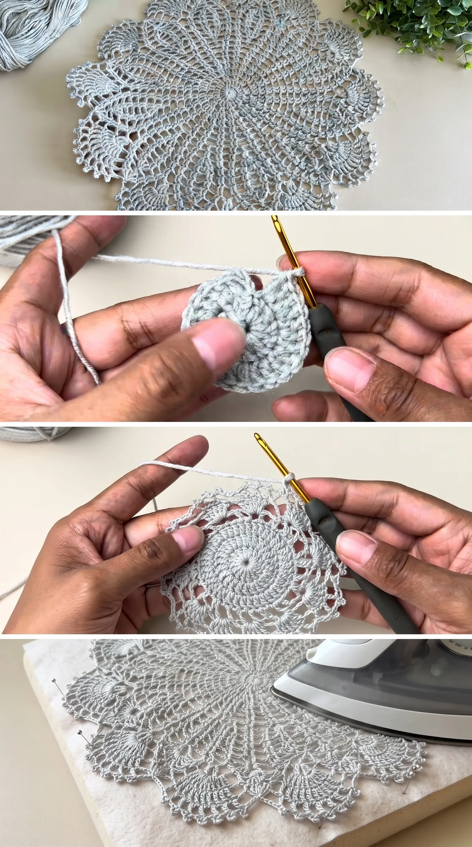 Crochet Lace Doily: A Delicate Vintage Treasure pattern
