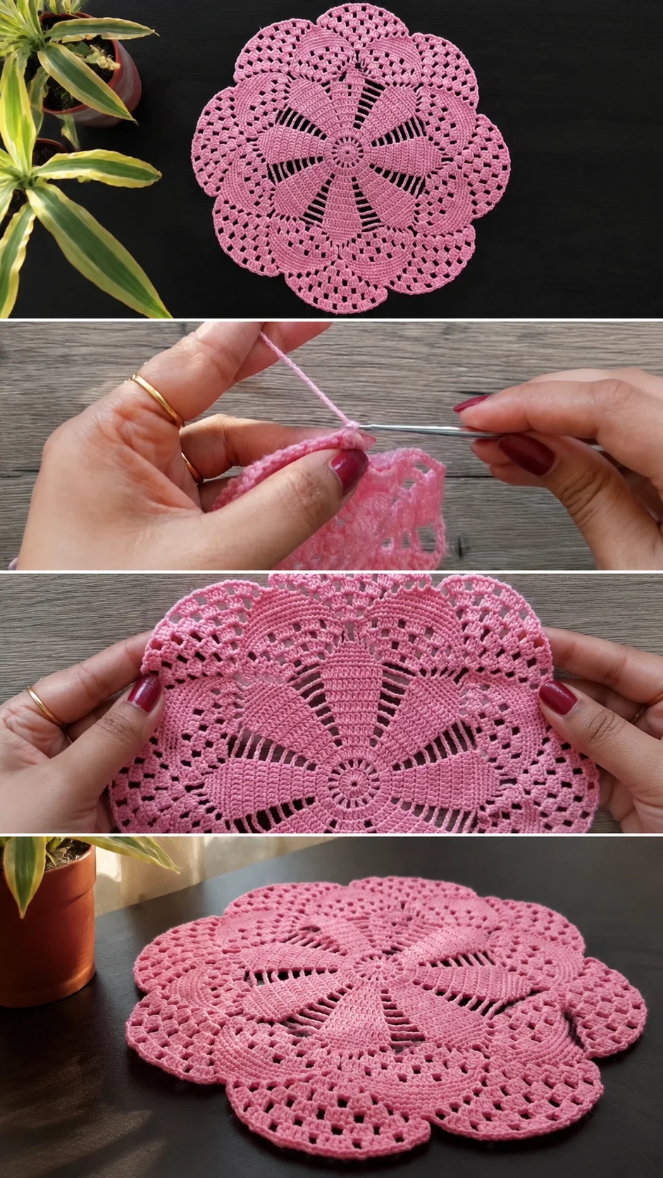 Crochet Lace Doily: A Timeless and Delicate Accent pattern