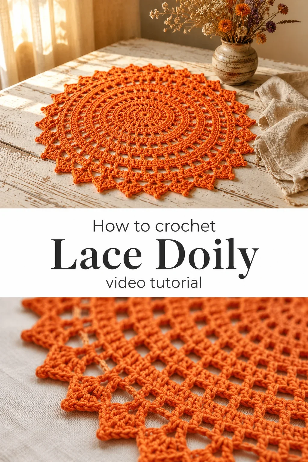 Crochet Lace Doily: A Timeless Handcrafted Accent