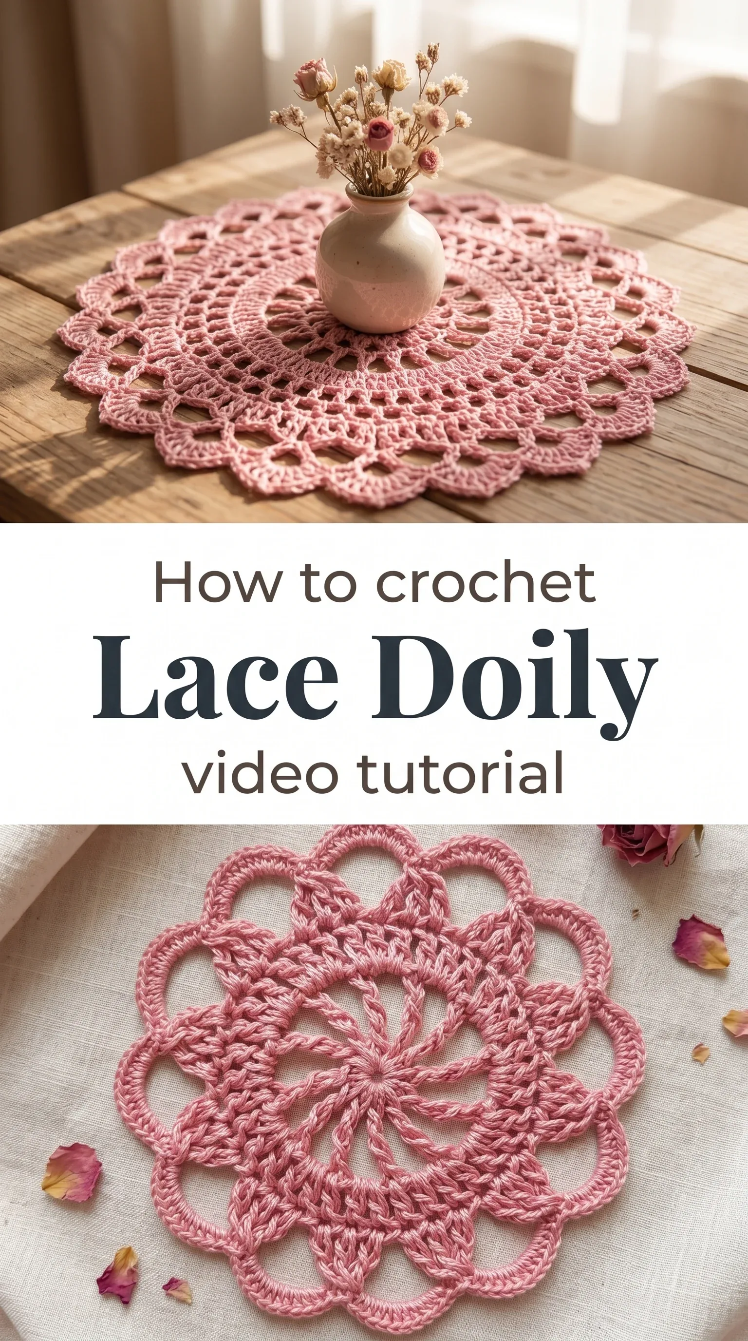 Crochet Lace Doily: A Timeless Table Accent