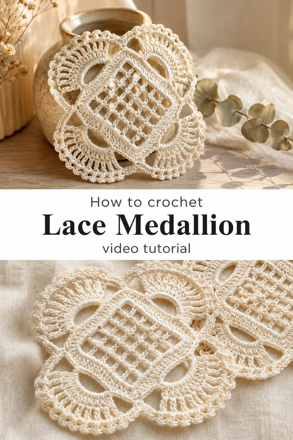 Crochet Lace Medallion: A Timeless Handmade Treasure