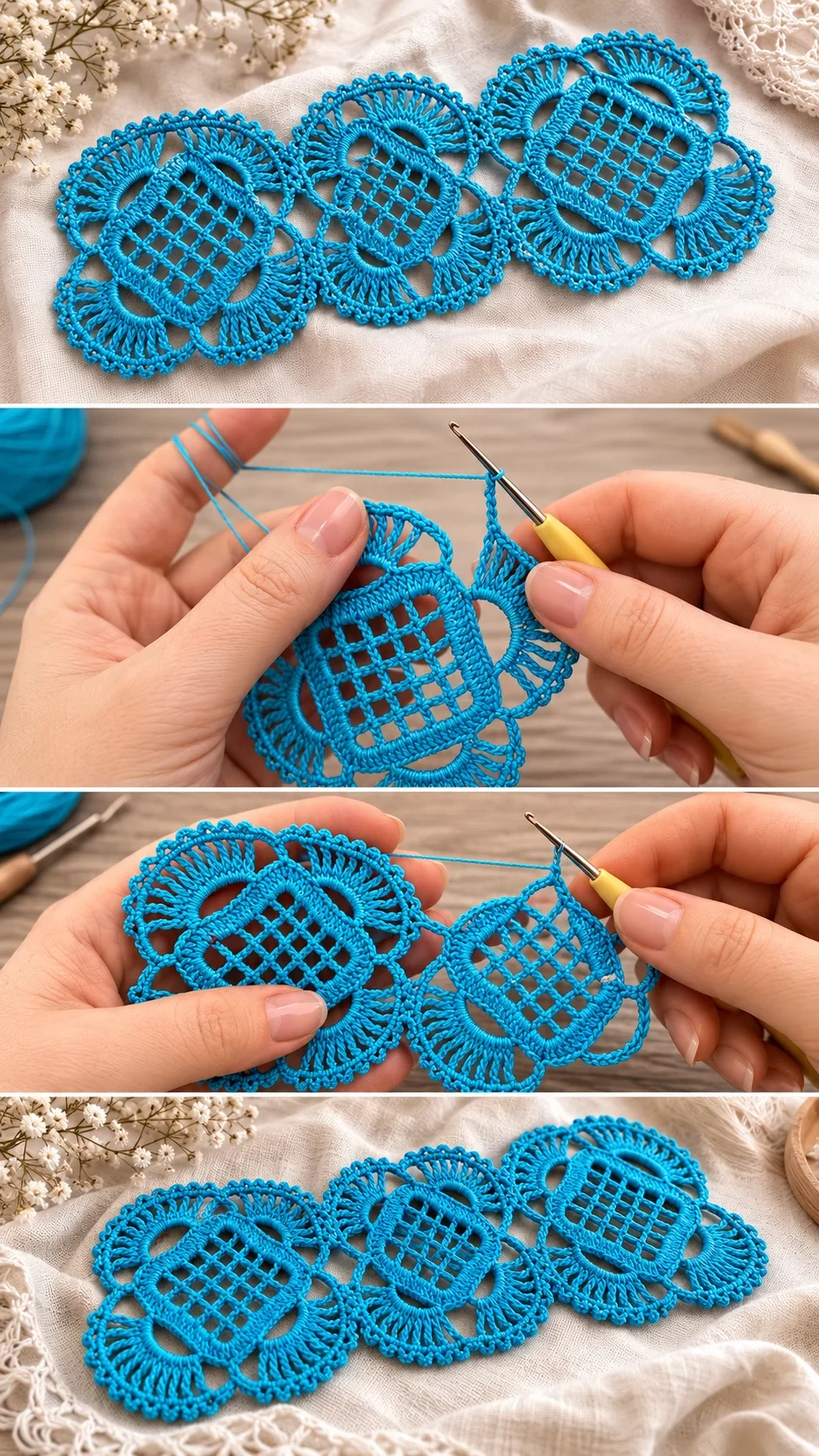 Crochet Lace Medallion: A Timeless Handmade Treasure pattern