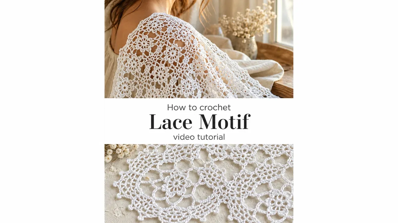 Crochet Lace Motif: A Timeless and Delicate Accent