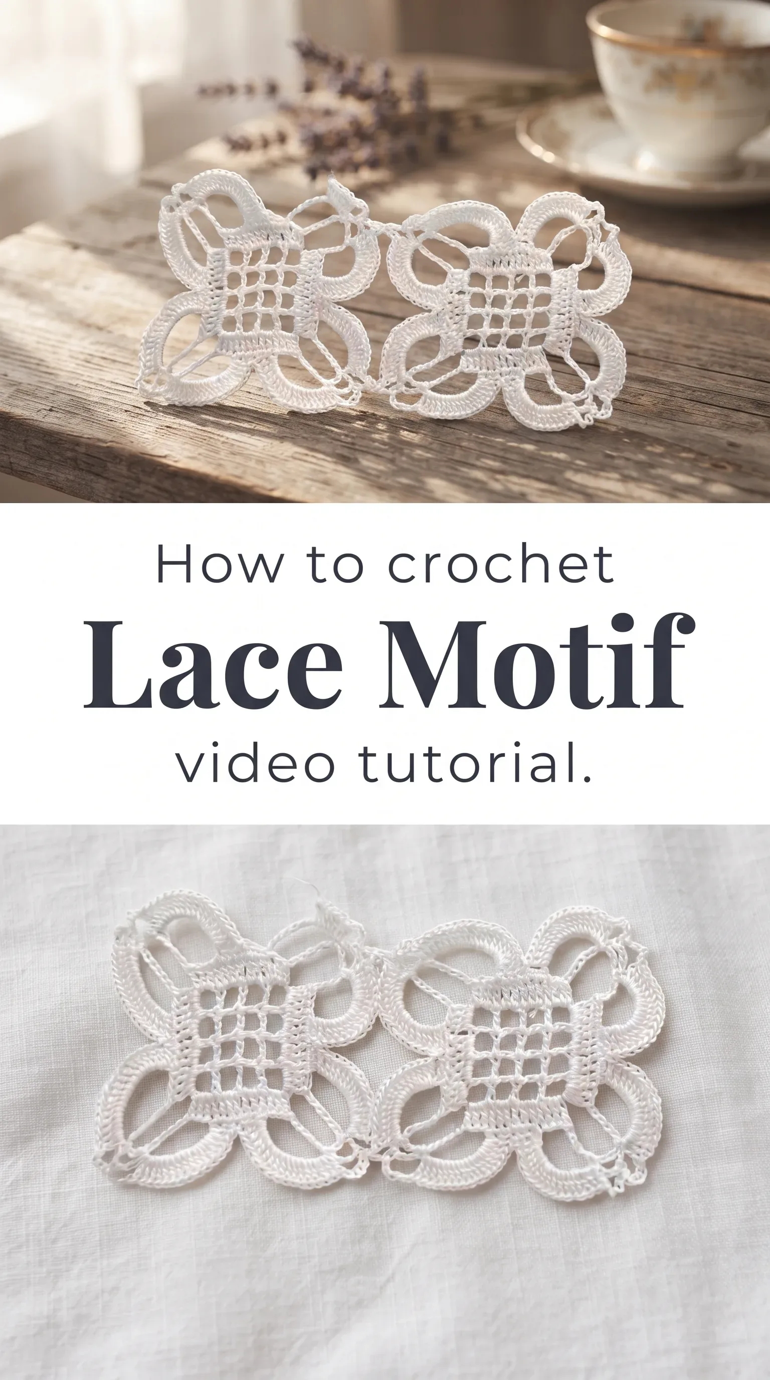 Crochet Lace Motif: A Timeless Decorative Design