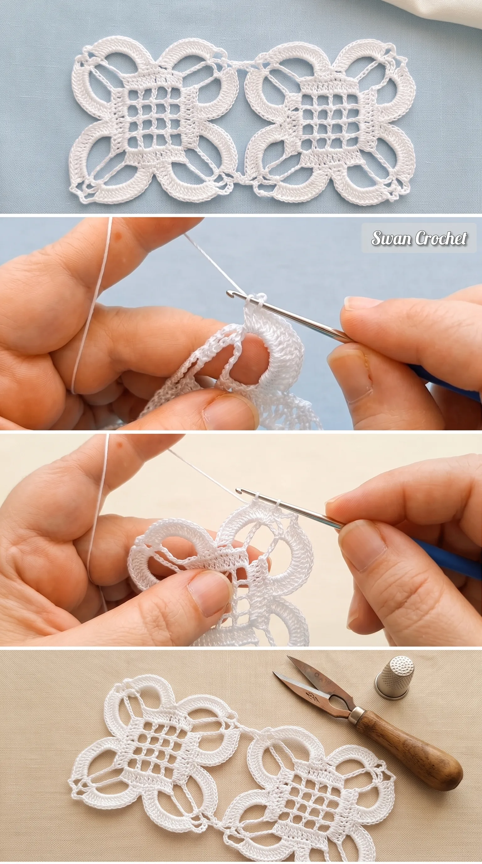 Crochet Lace Motif: A Timeless Decorative Design pattern
