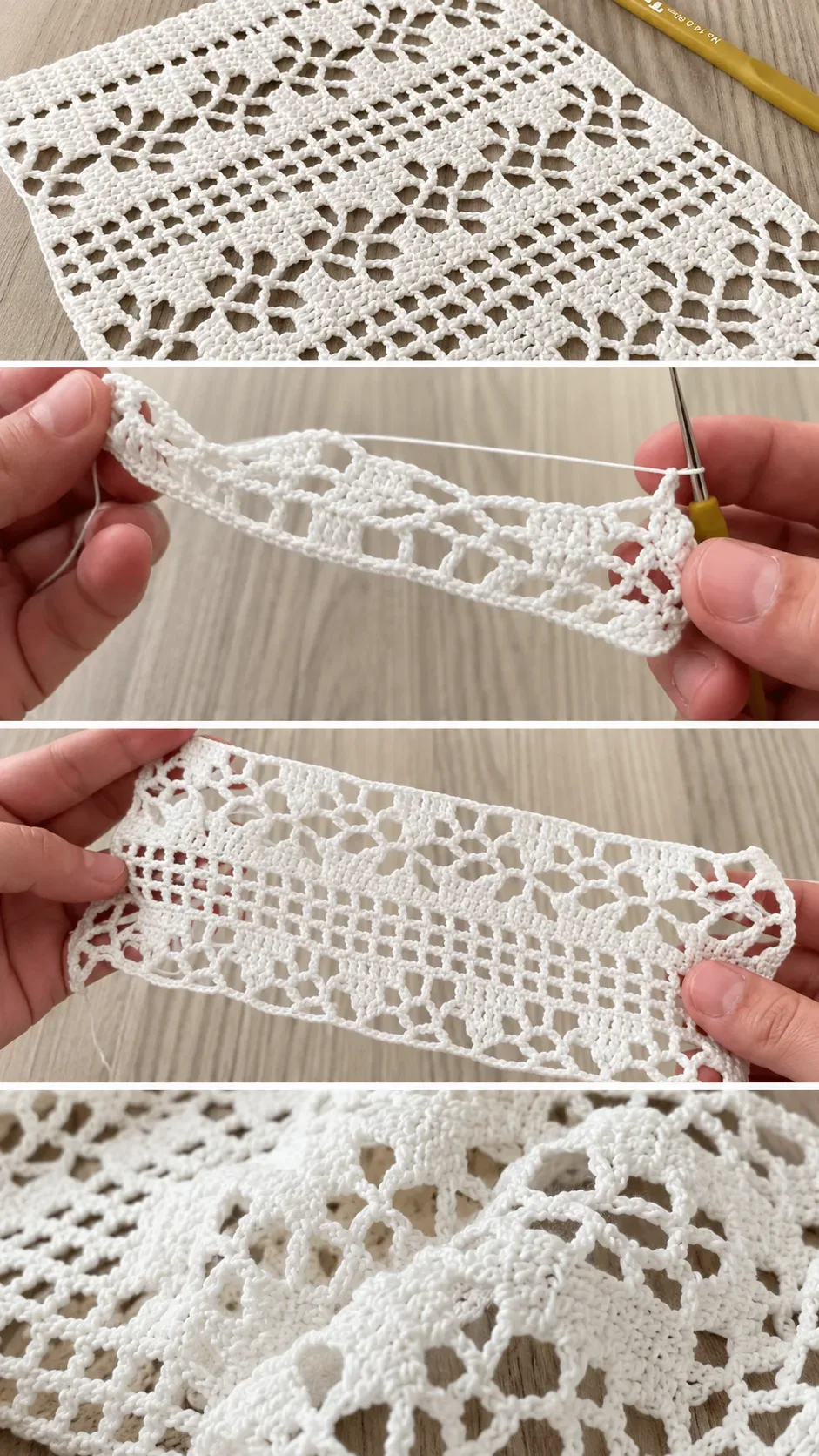 Crochet Lace Panel: A Timeless and Delicate Classic pattern