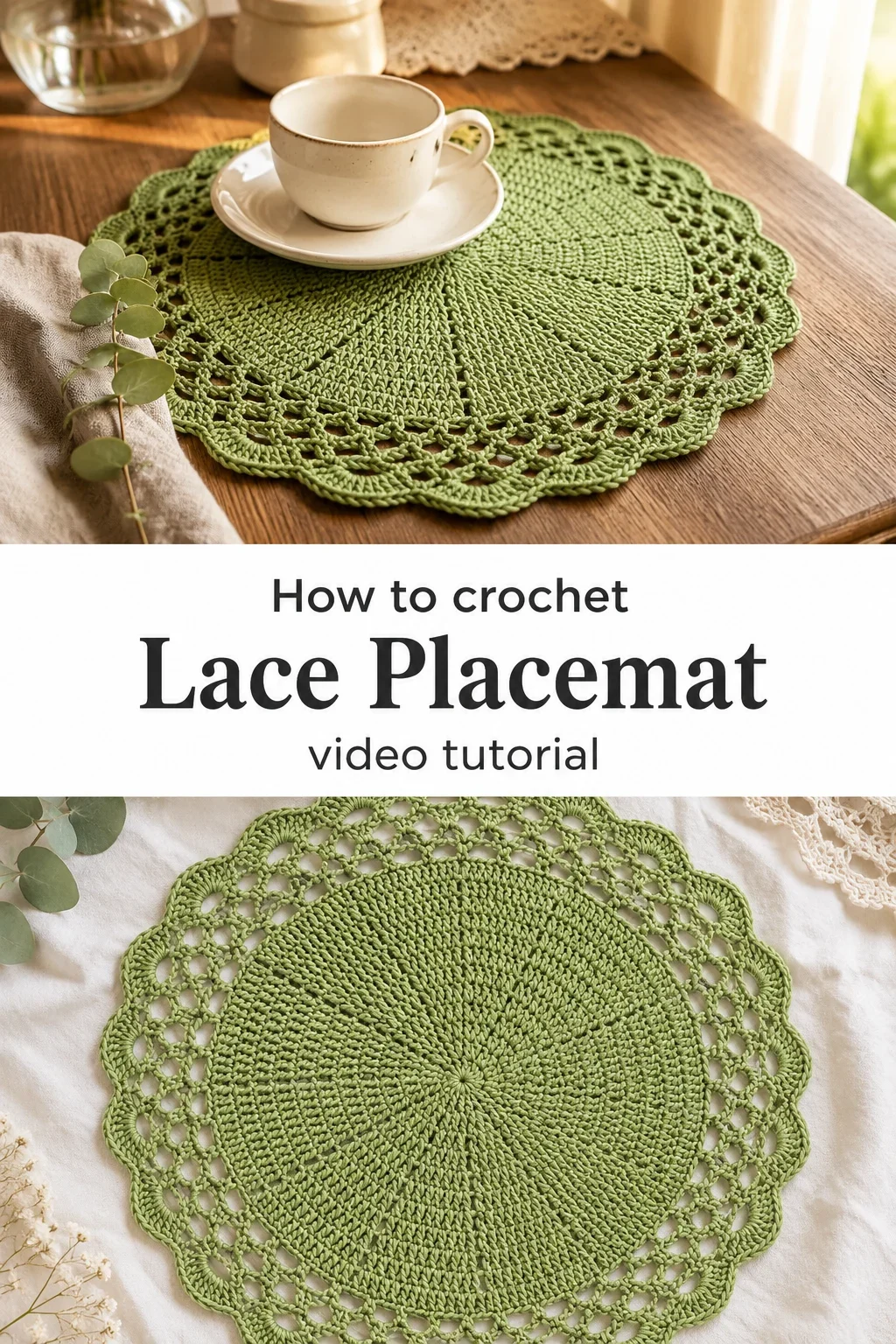 Crochet Lace Placemat: A Charming Table Essential