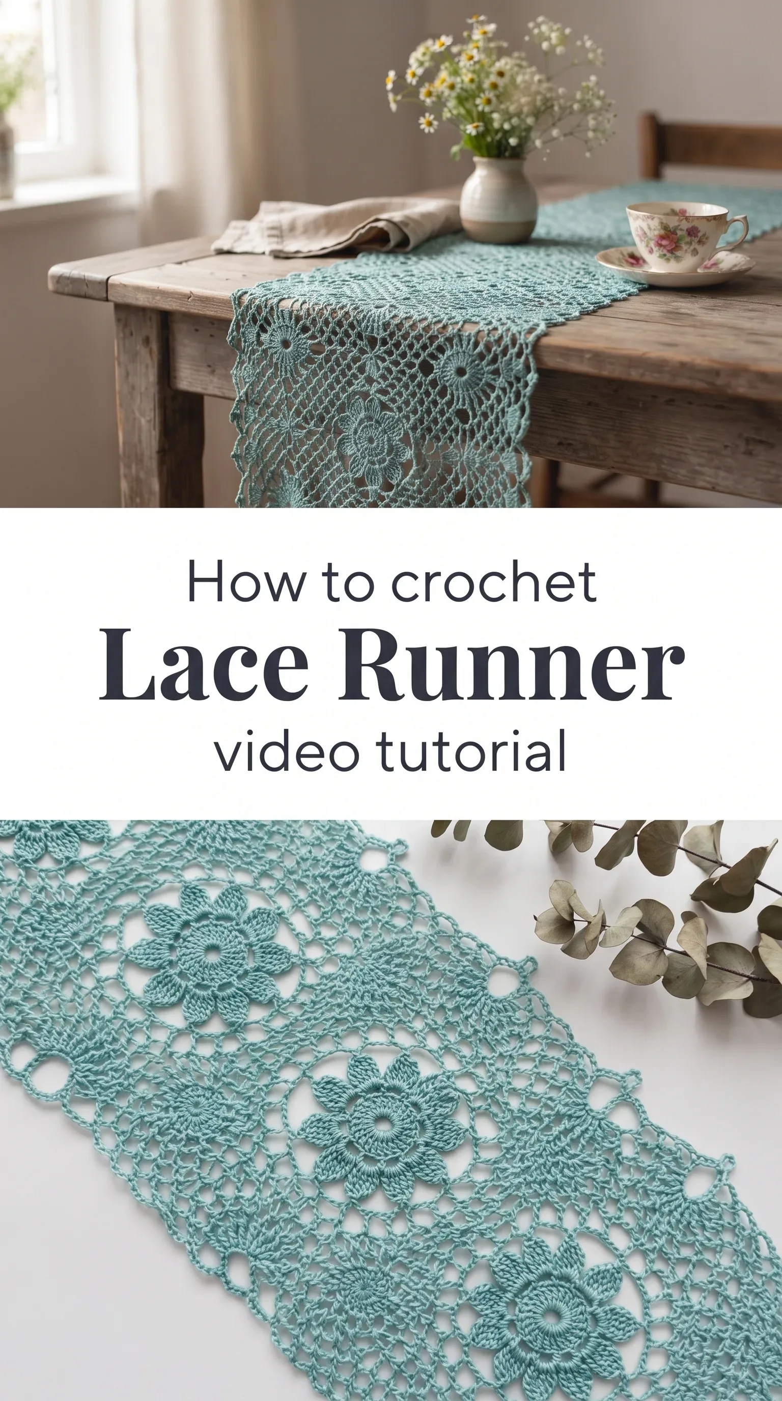 Crochet Lace Runner: A Timeless and Delicate Accent