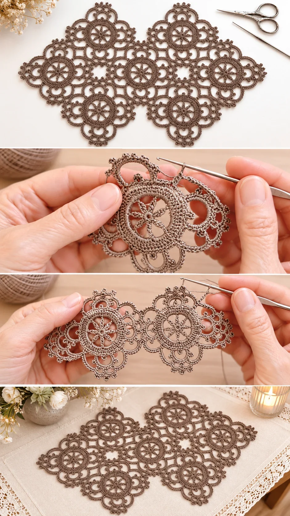 Crochet Lace Table Runner: A Timeless Elegant Classic pattern