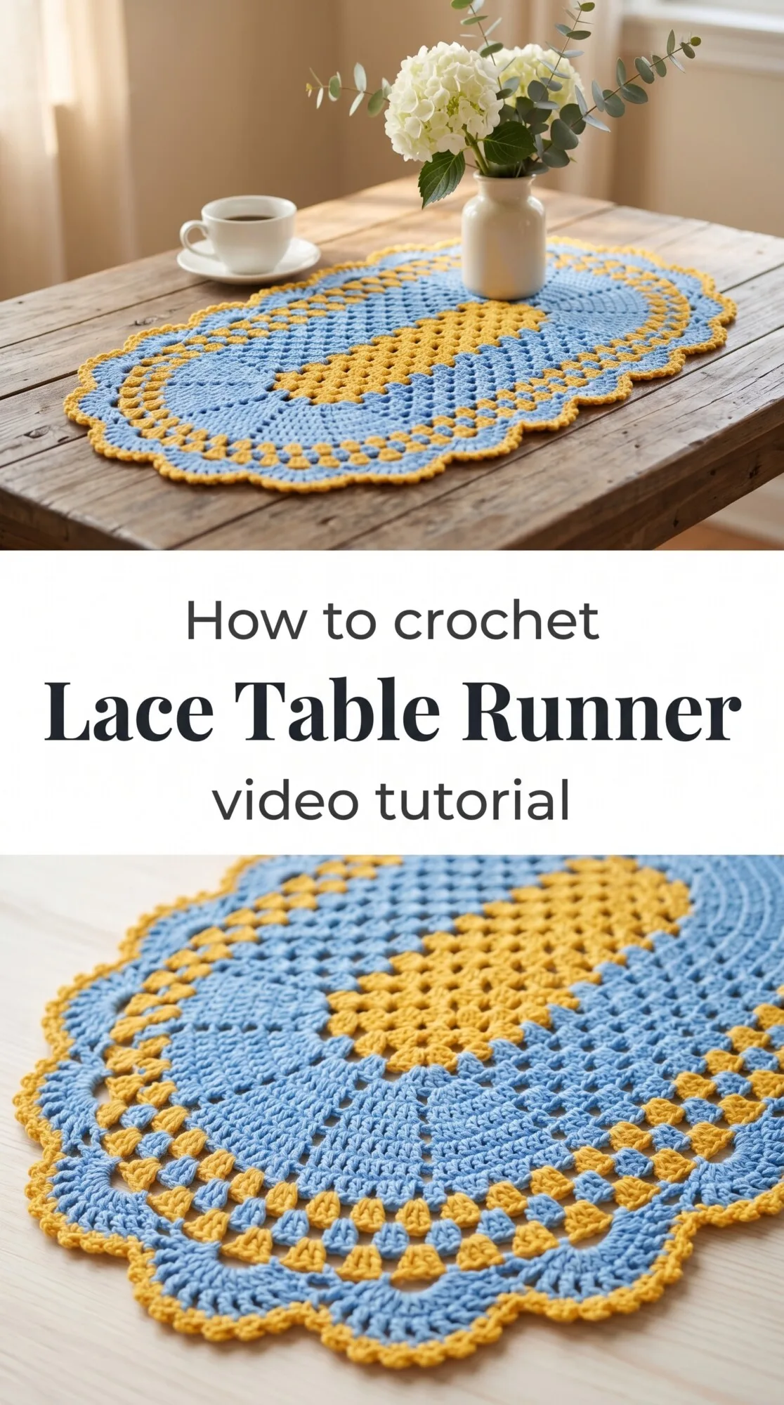 Crochet Lace Table Runner: An Elegant Home Accent