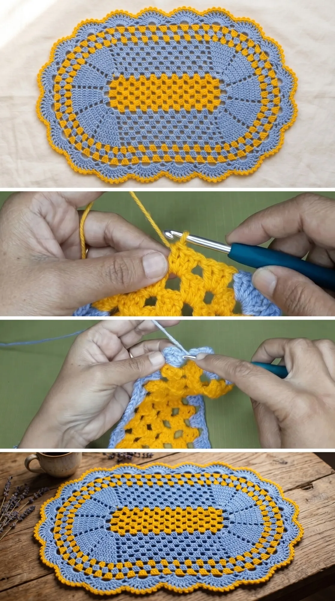 Crochet Lace Table Runner: An Elegant Home Accent pattern