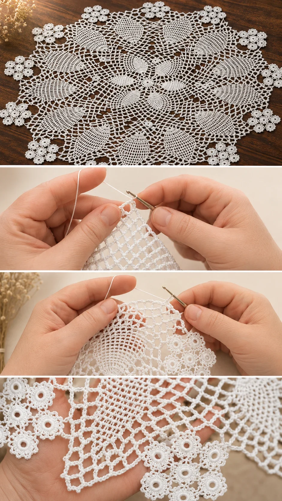 Crochet Lace Tablecloth: A Timeless Elegant Classic pattern
