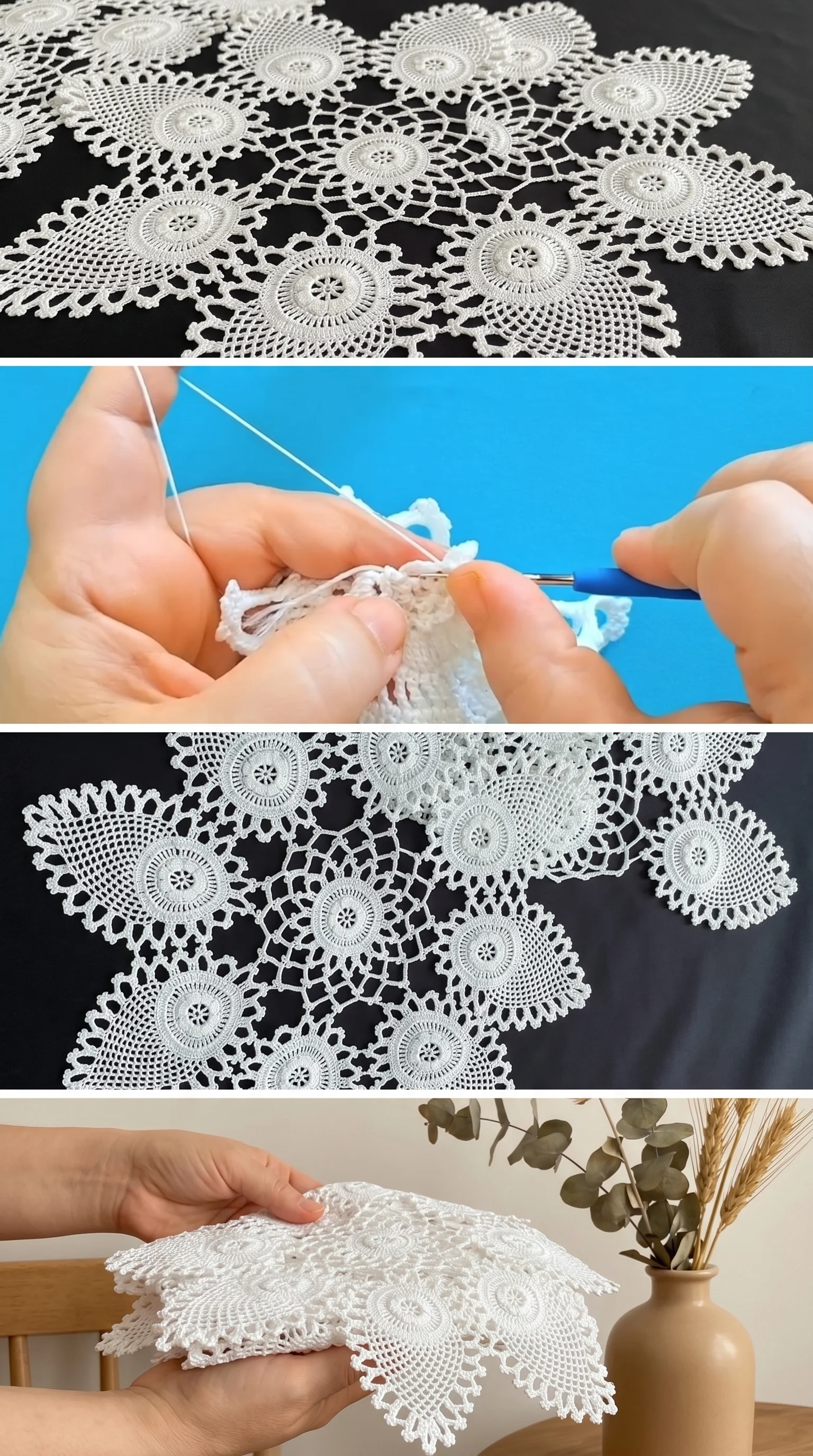 Crochet Lace Tablecloth: An Elegant Heirloom Piece pattern