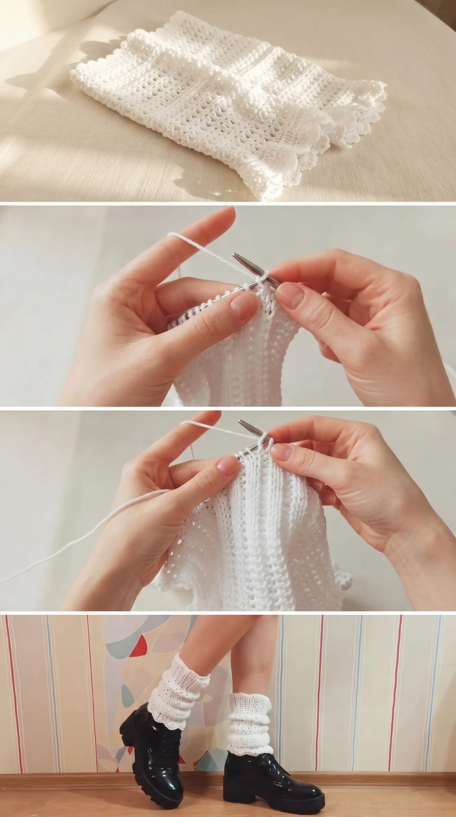 Crochet Leg Warmers: A Cozy Winter Accessory pattern