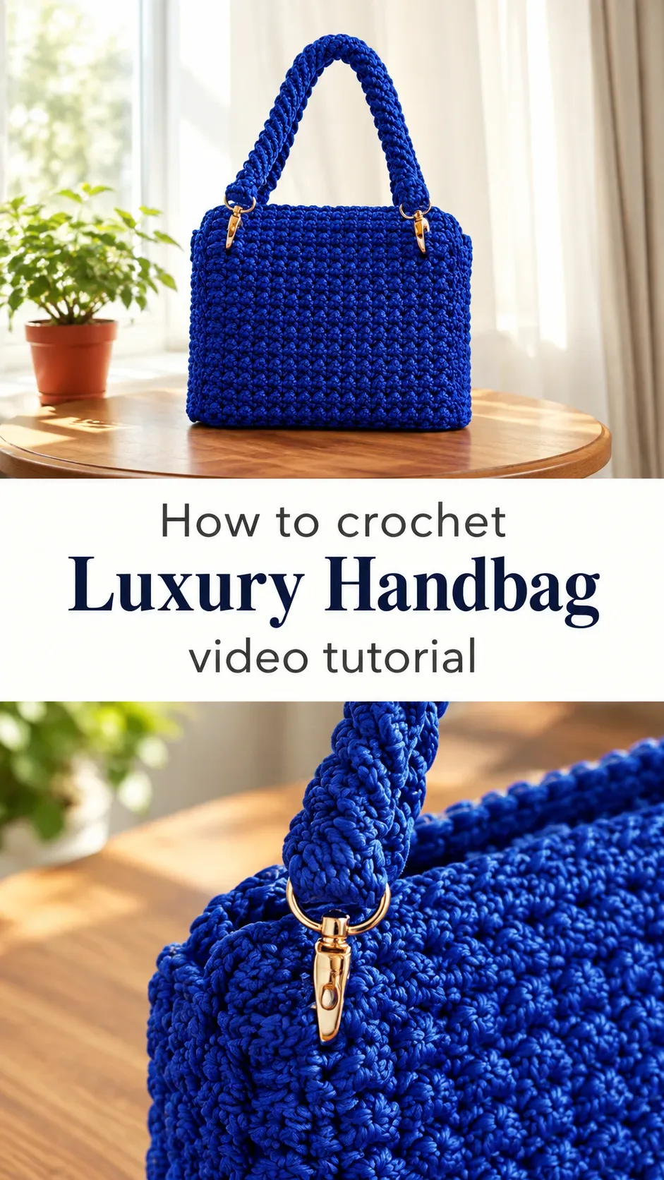 Crochet Luxury Handbag: A Bold and Timeless Accessory