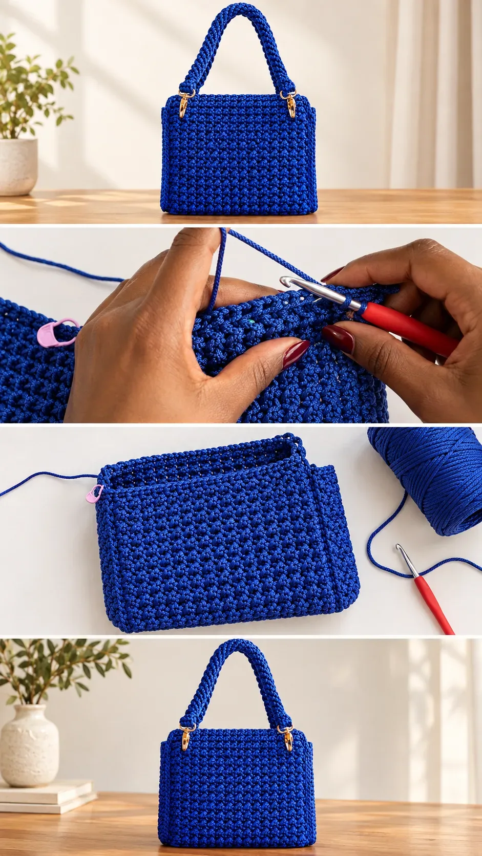 Crochet Luxury Handbag: A Bold and Timeless Accessory pattern