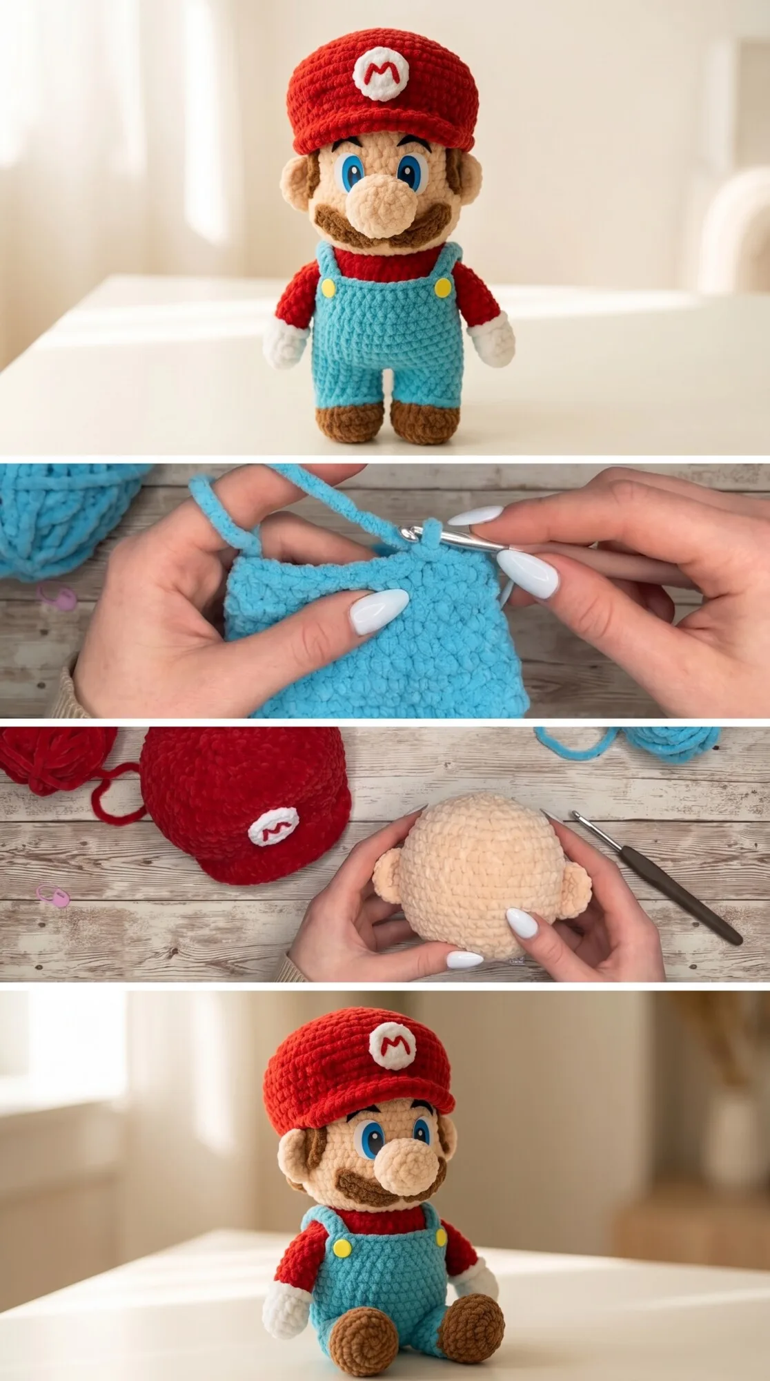 Crochet Mario and Luigi Dolls: An Iconic Gaming Treasure pattern