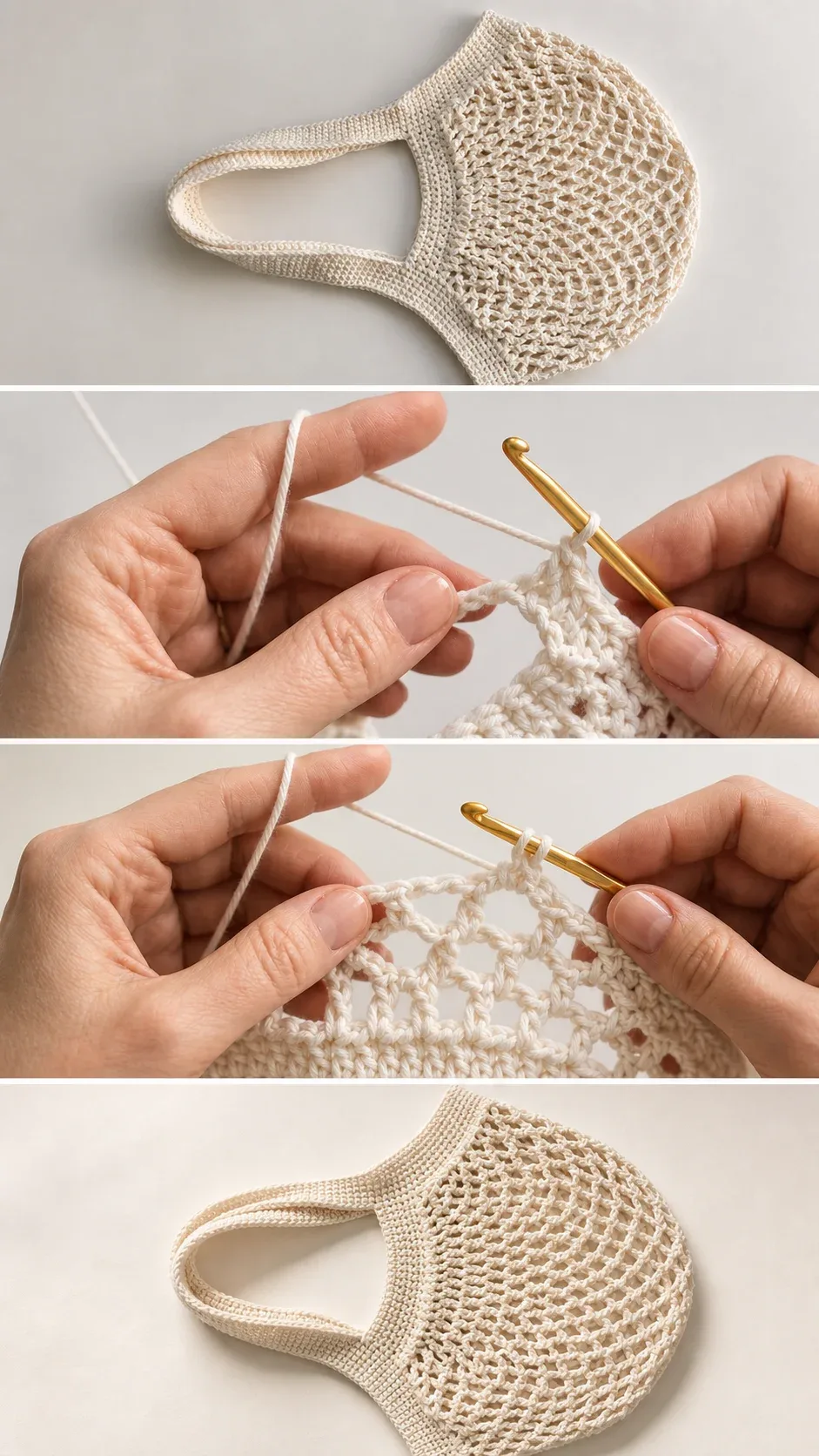 Crochet Market Bag: A Chic and Reusable Essential pattern