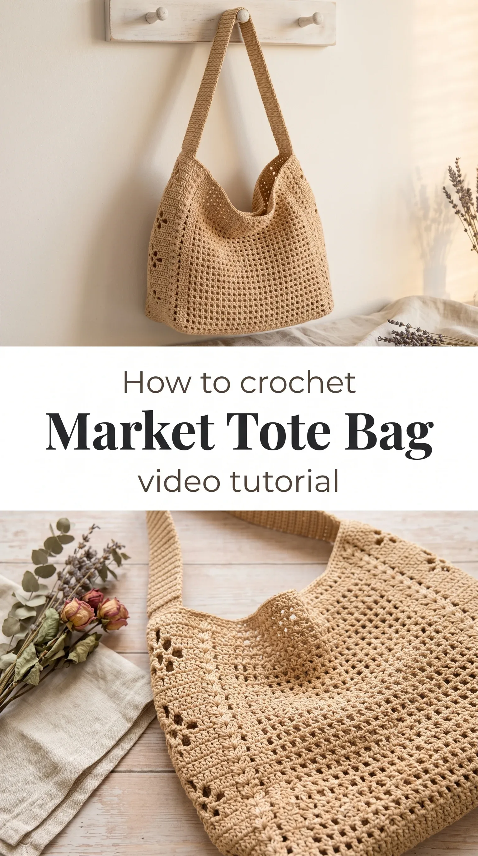 Crochet Market Tote: A Breezy Summer Essential
