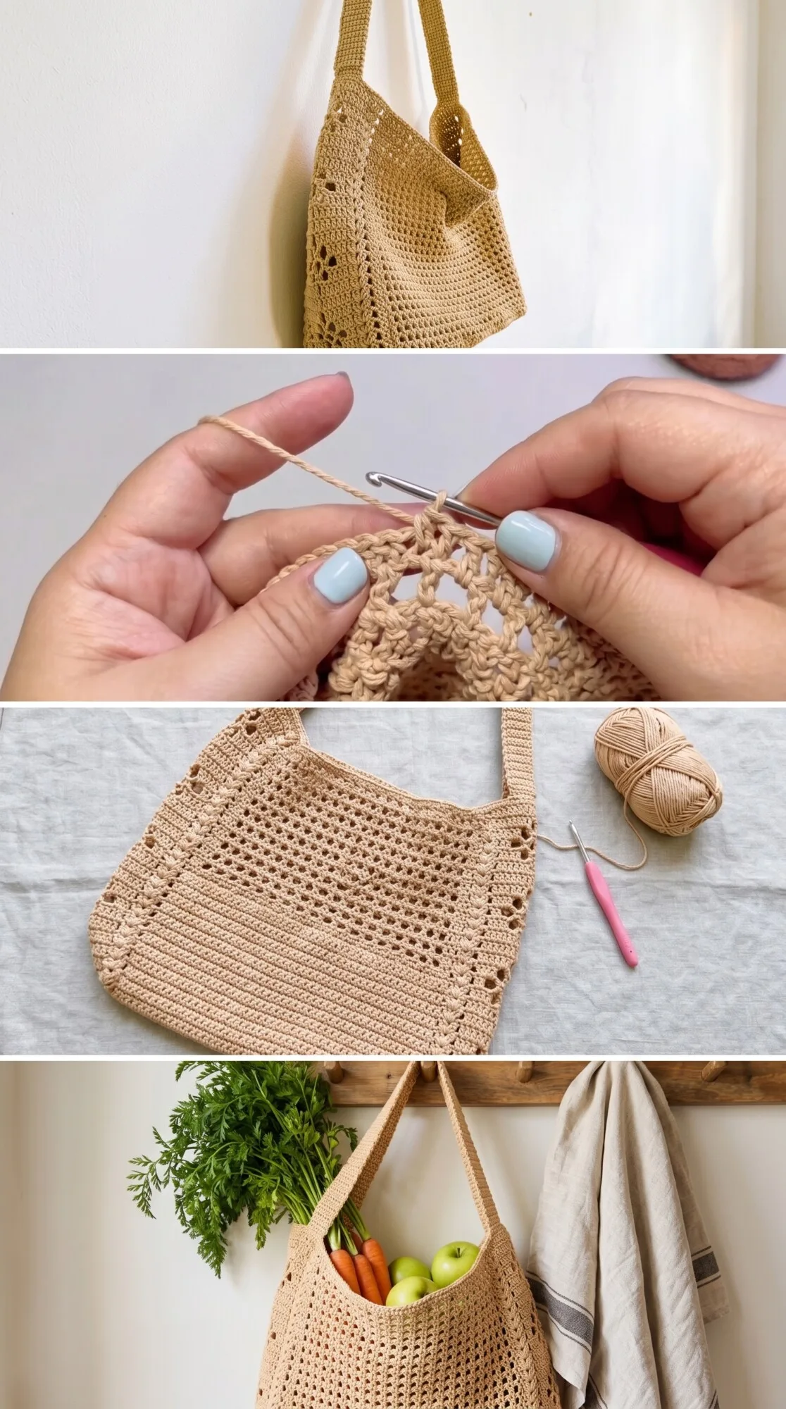 Crochet Market Tote: A Breezy Summer Essential pattern