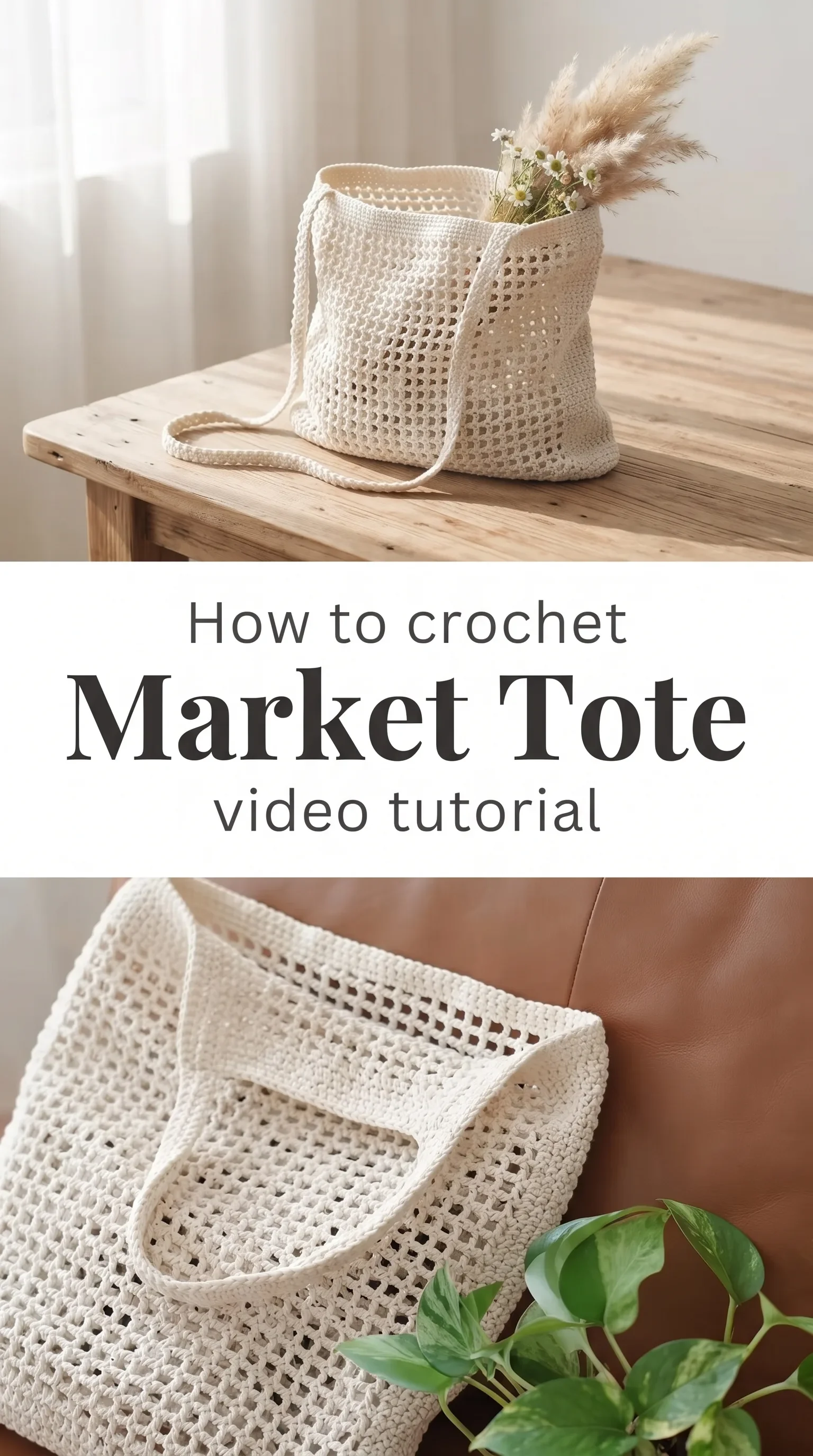 Crochet Market Tote: A Thoughtful Handmade Gift
