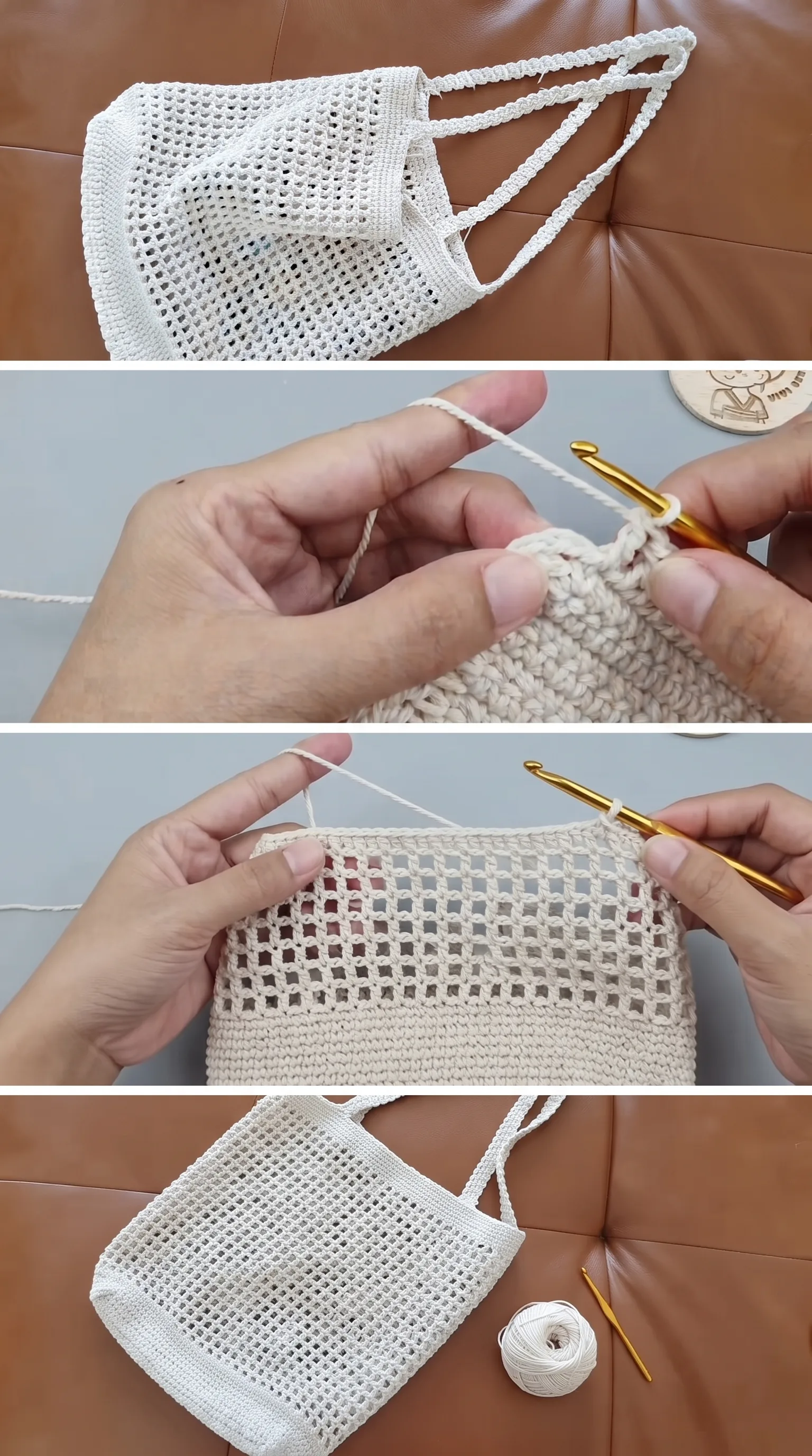 Crochet Market Tote: A Thoughtful Handmade Gift pattern