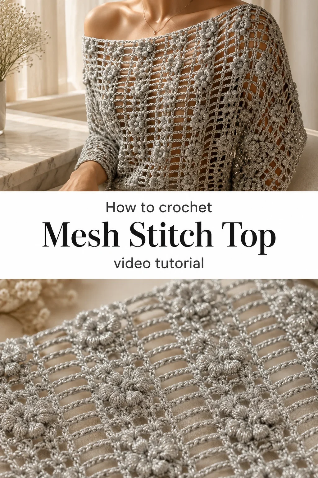Crochet Mesh Stitch: A Chic and Timeless Design