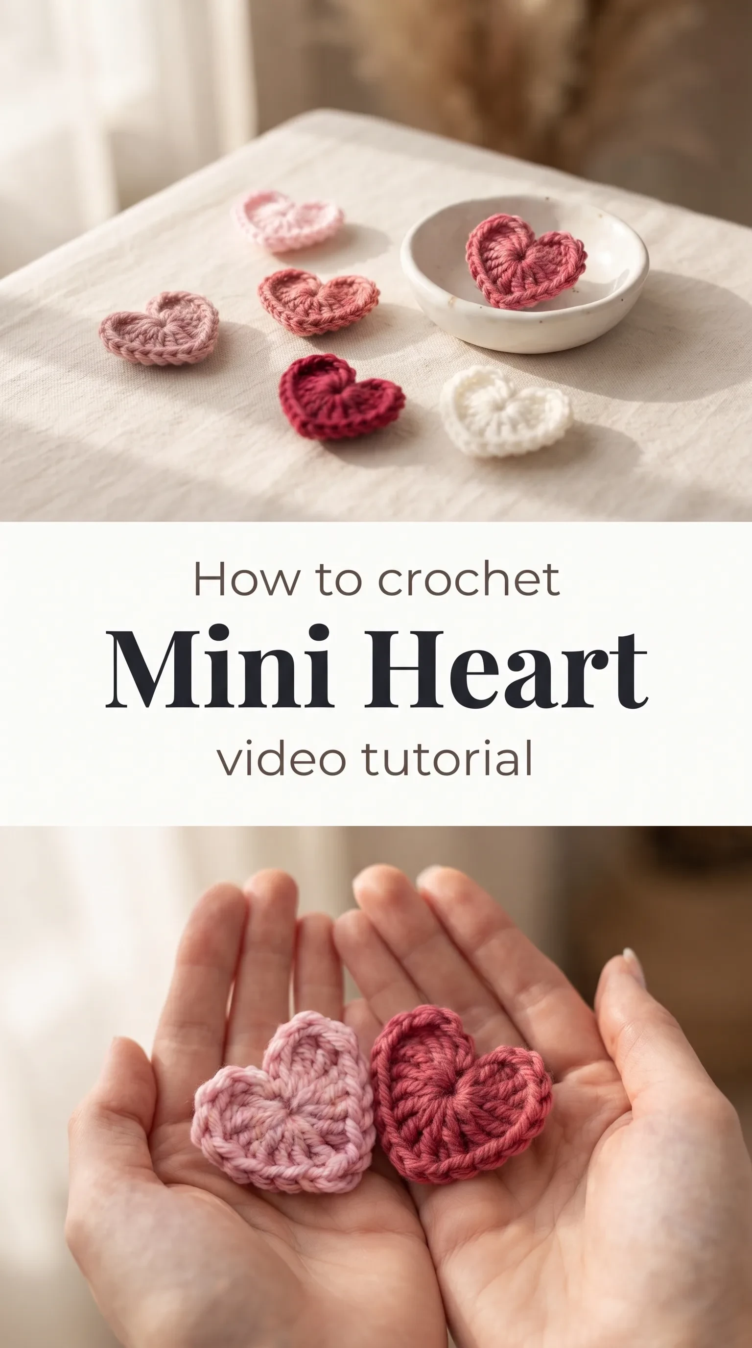 Crochet Mini Heart: A Sweet and Charming Keepsake