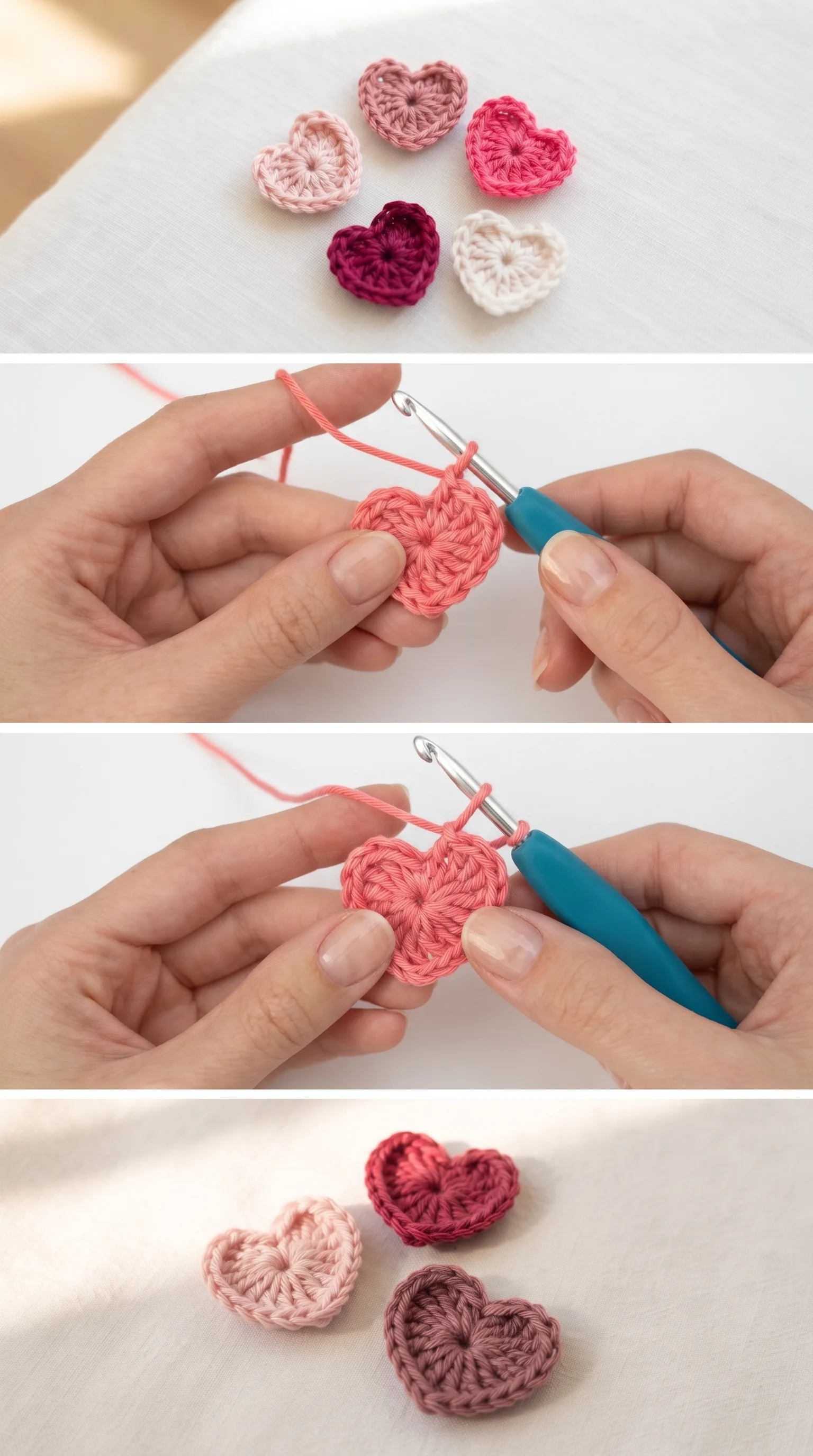 Crochet Mini Heart: A Sweet and Charming Keepsake pattern