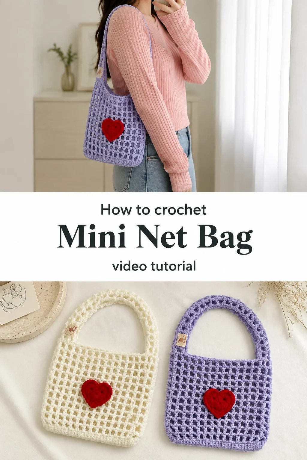 Crochet Mini Net Bag: A Charming Everyday Tote