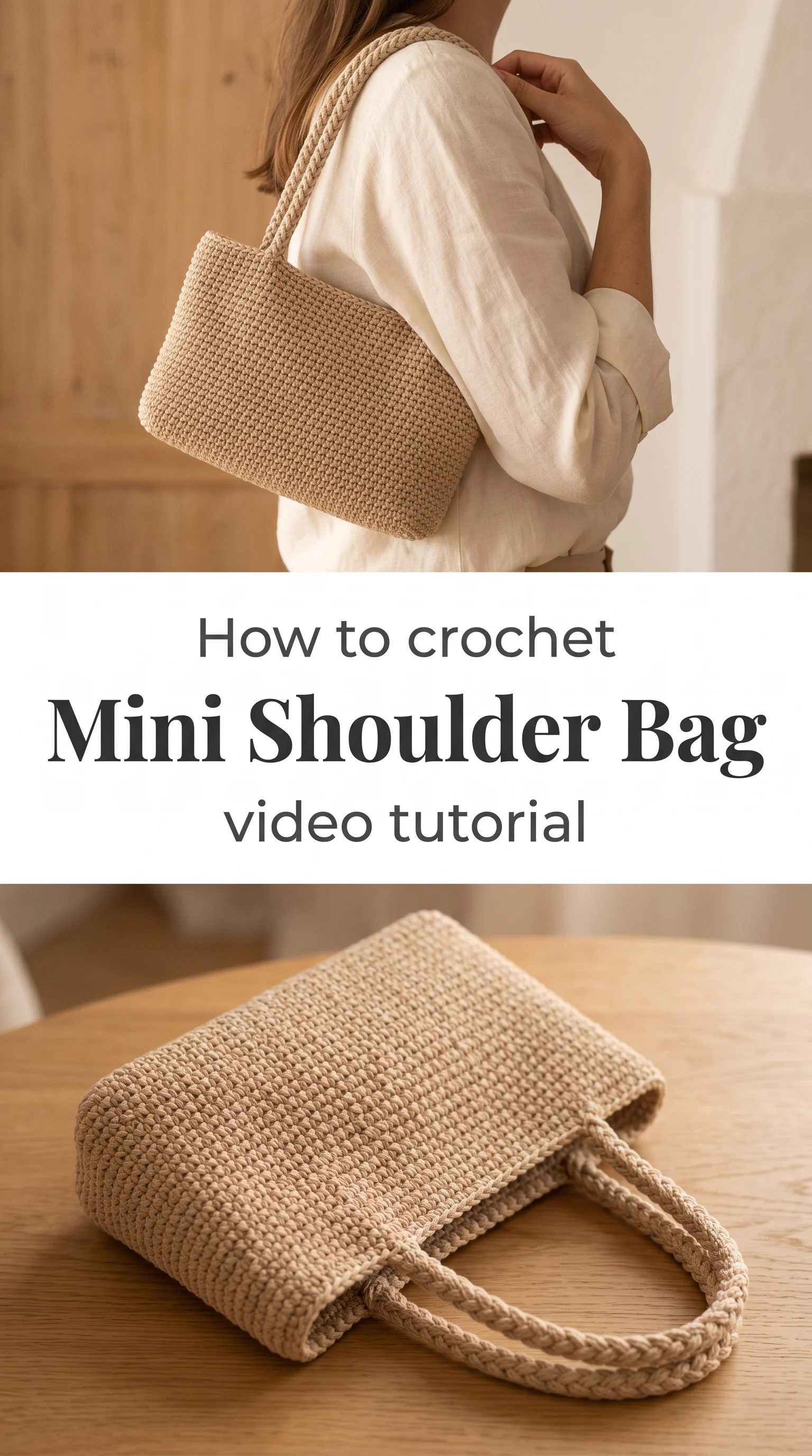 Crochet Mini Shoulder Bag: A Chic Everyday Accessory