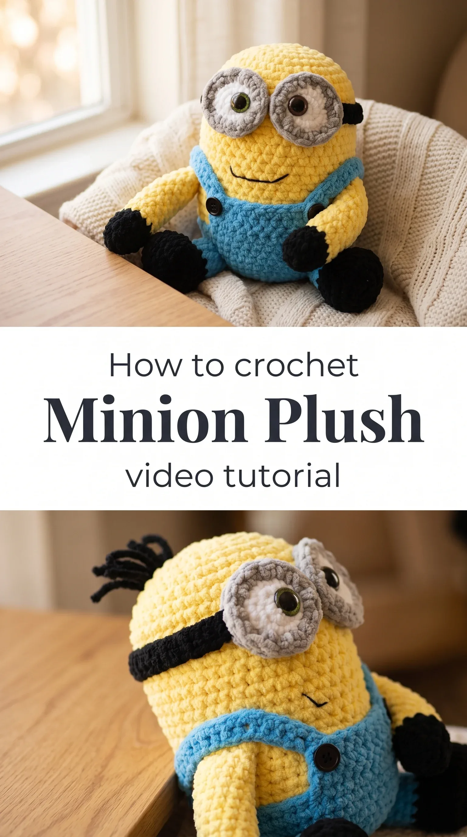 Crochet Minion Plush: A Playful Cuddly Companion