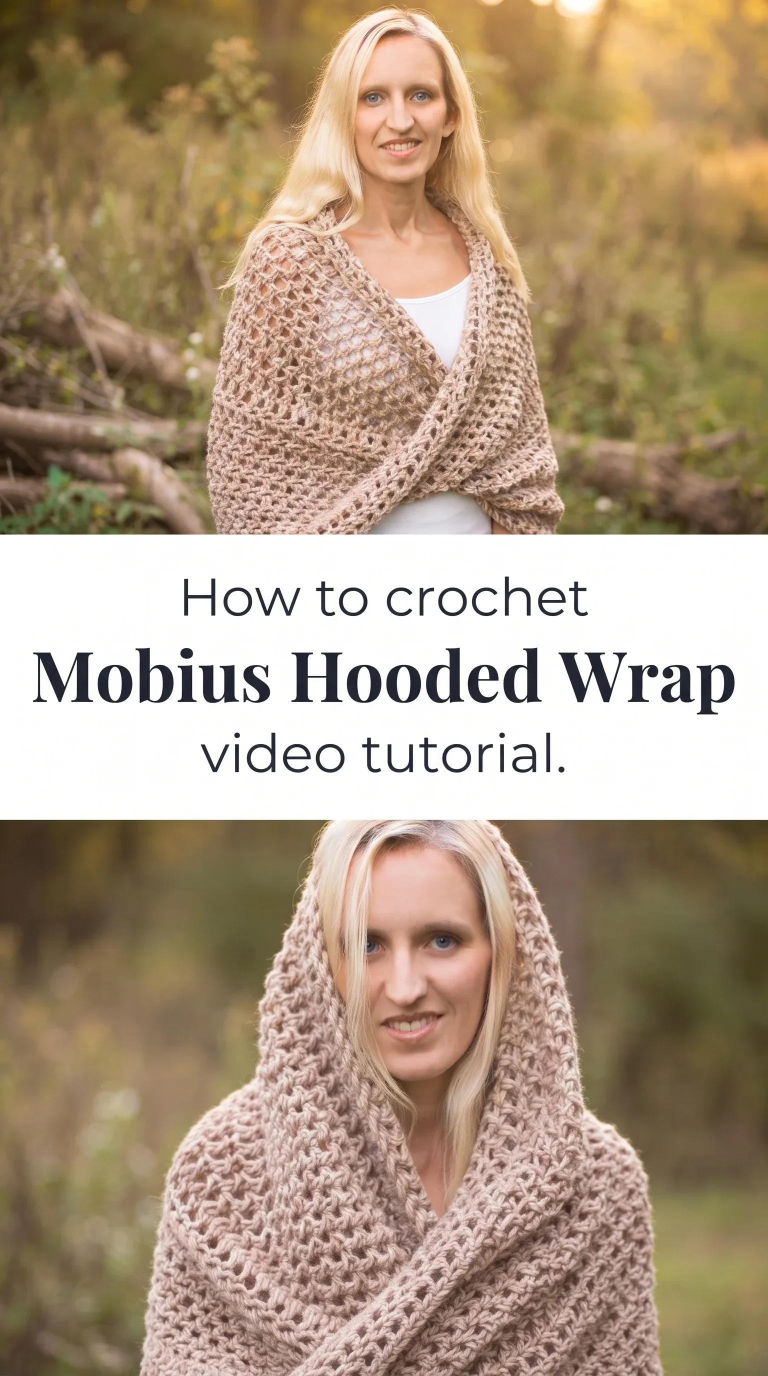 Crochet Mobius Hooded Wrap: A Versatile Winter Essential