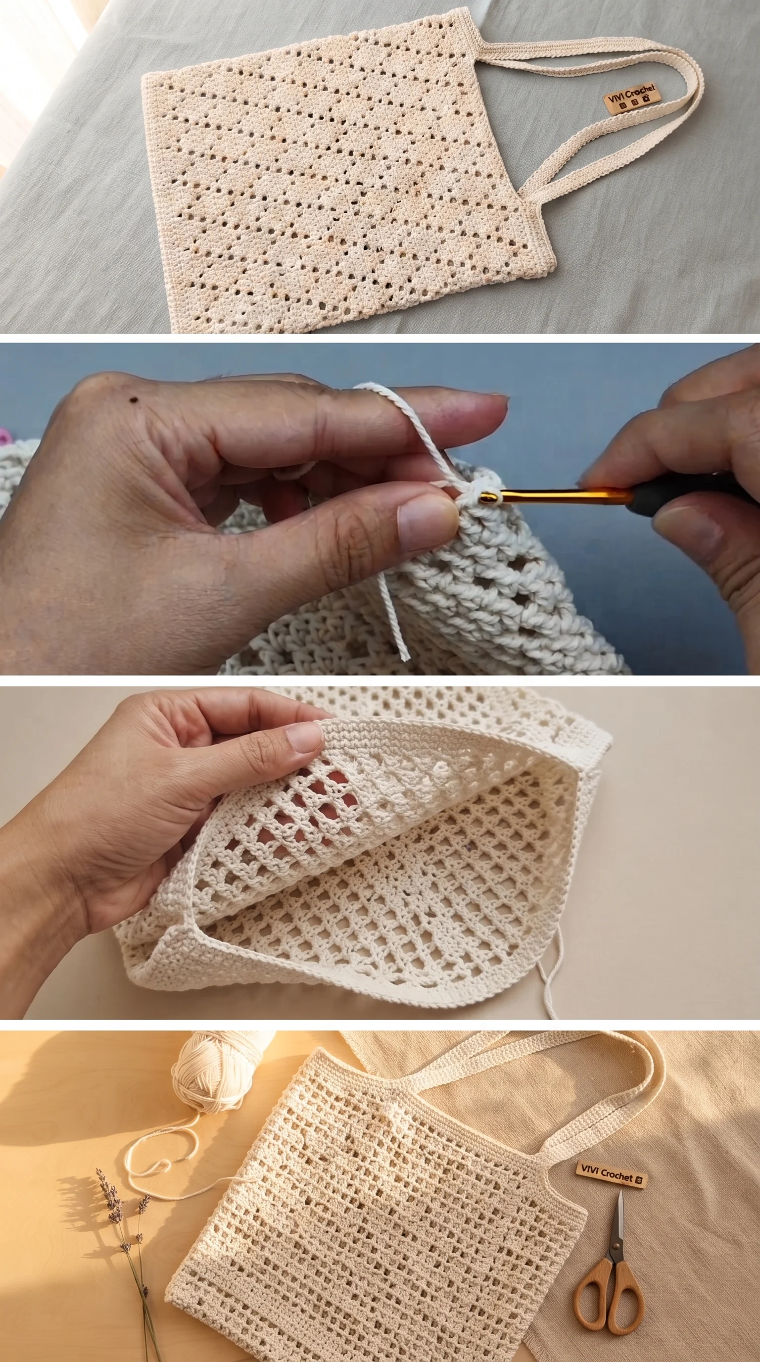 Crochet Net Shoulder Bag: A Breezy Summer Essential pattern