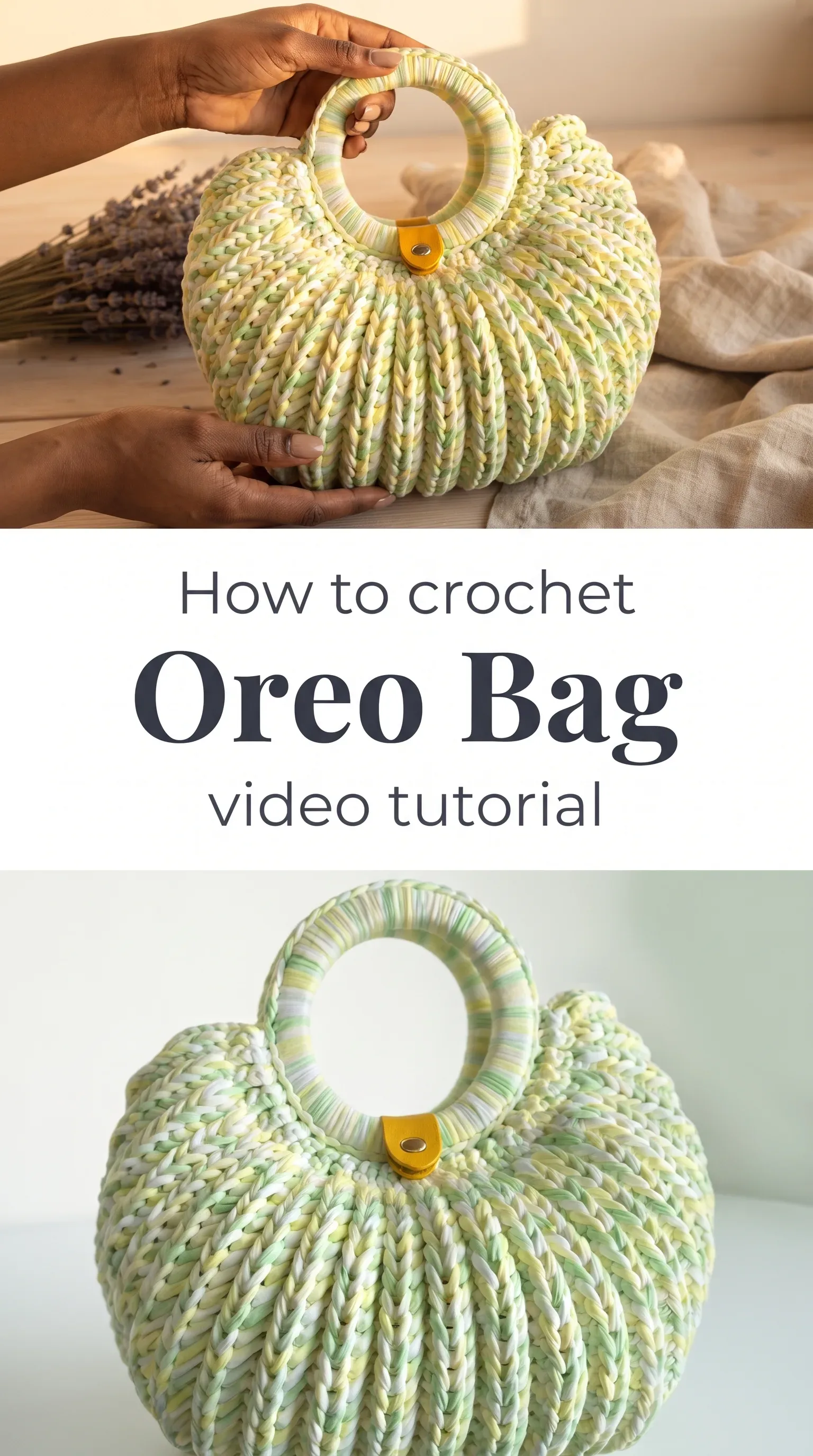 Crochet Oreo Bag: A Fresh and Playful Accessory