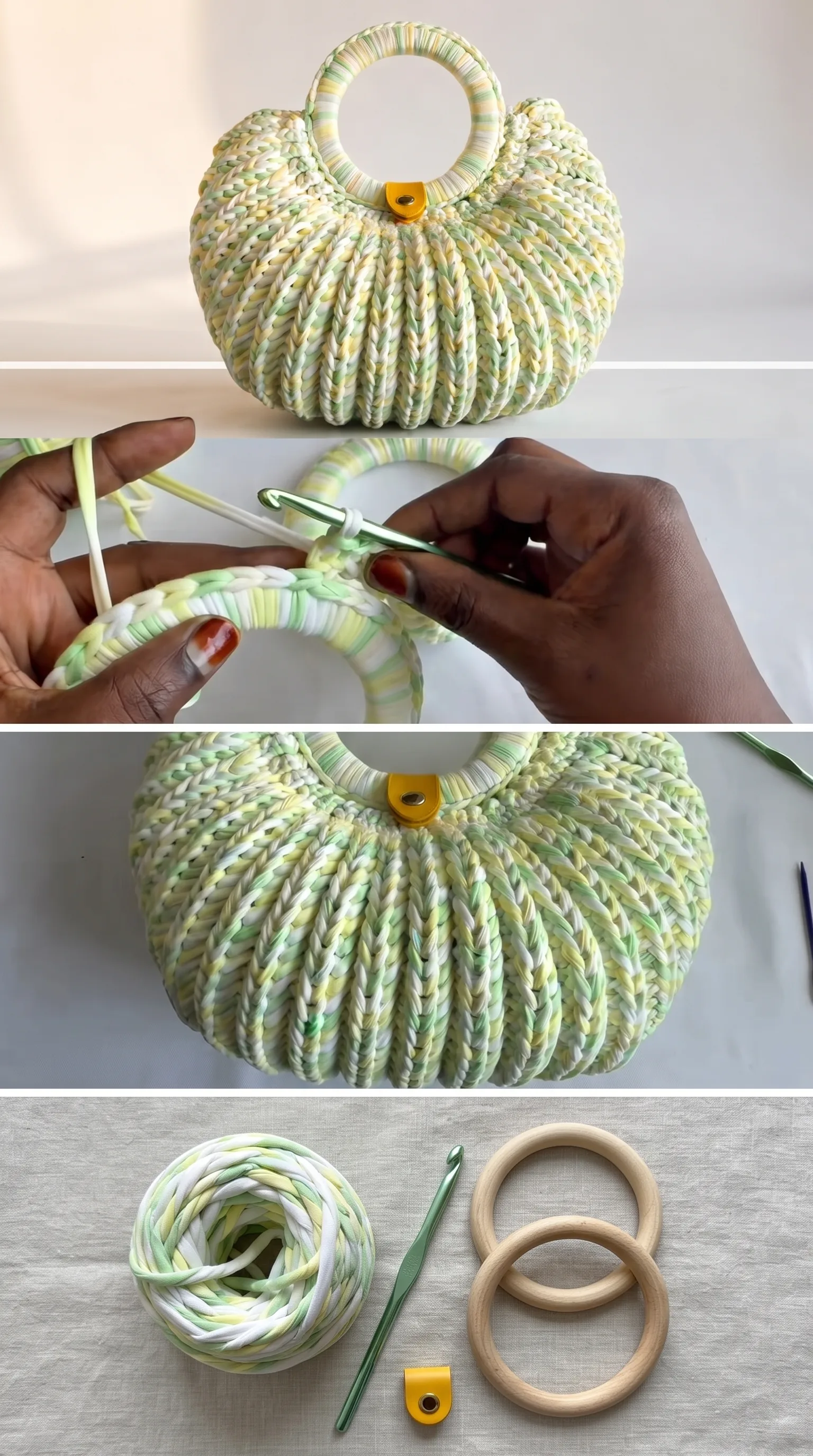 Crochet Oreo Bag: A Fresh and Playful Accessory pattern