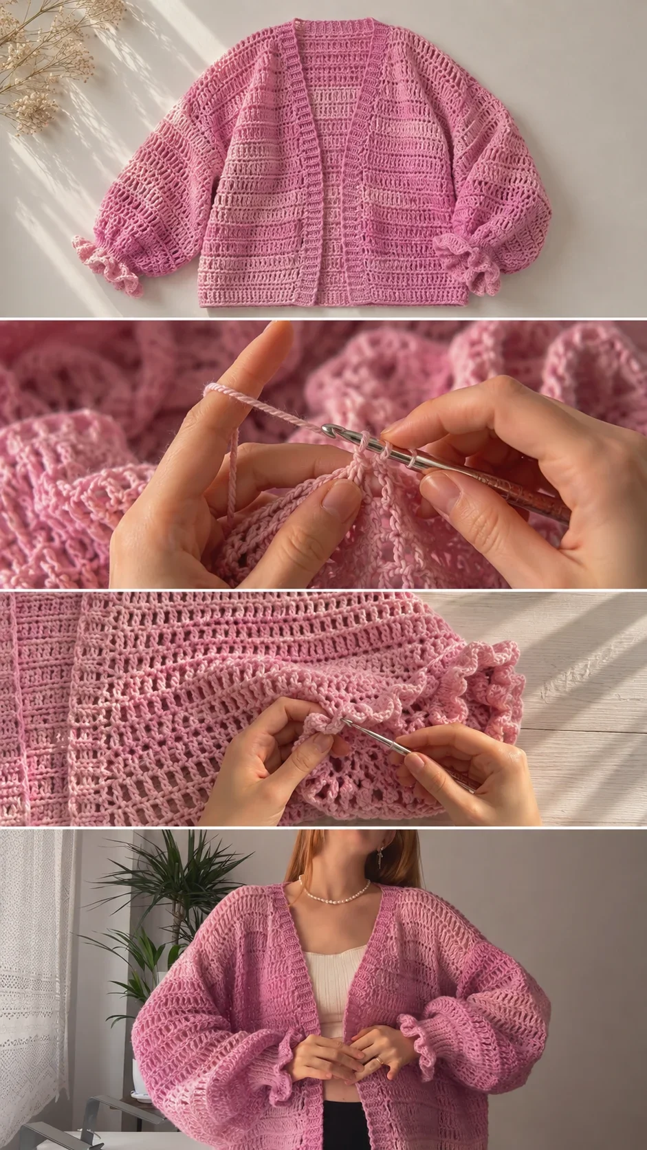 Crochet Oversized Cardigan: A Chic and Cozy Wrap pattern